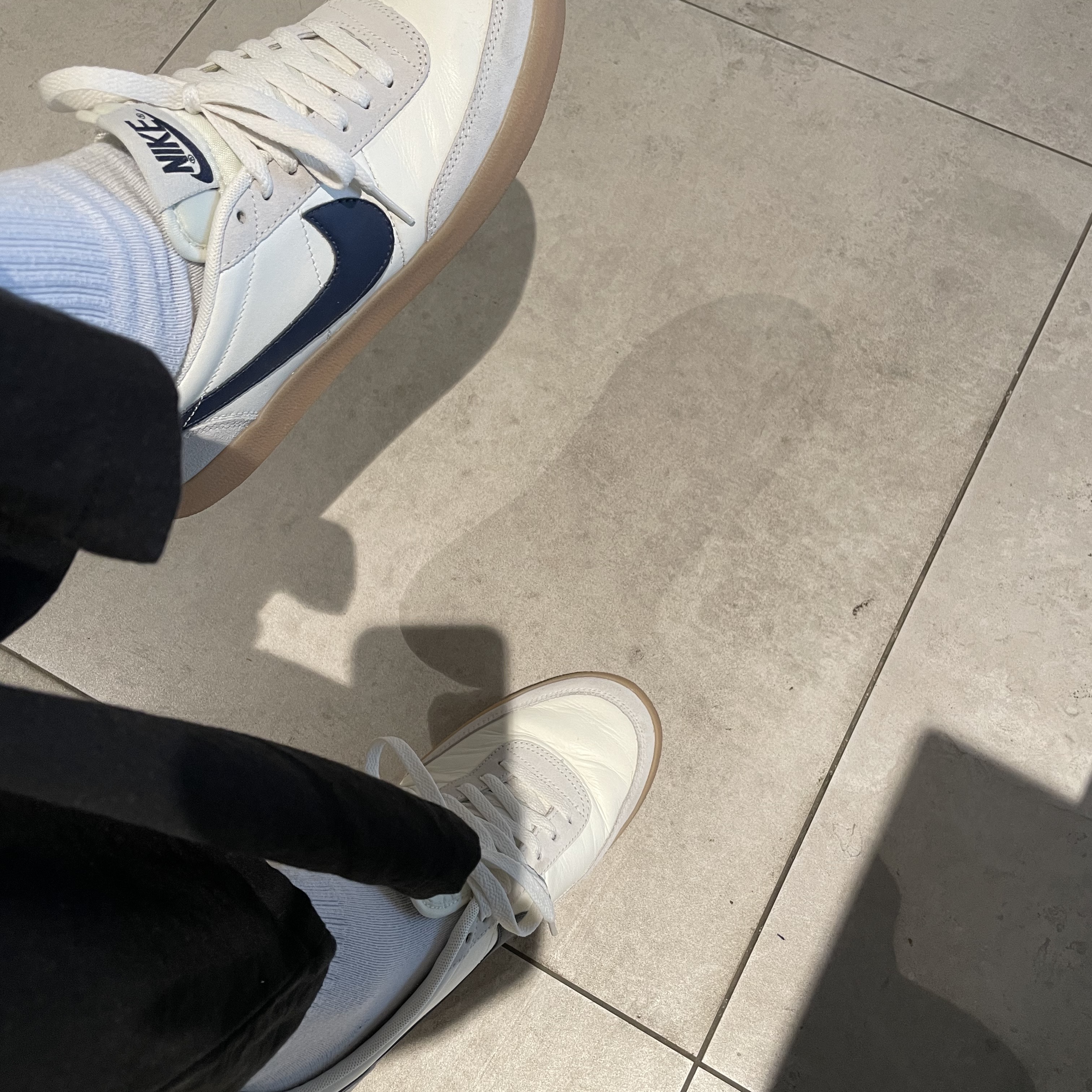 Nike x J.Crew Killshot 2 Sail Midnight Navy 착용 스타일 - 1