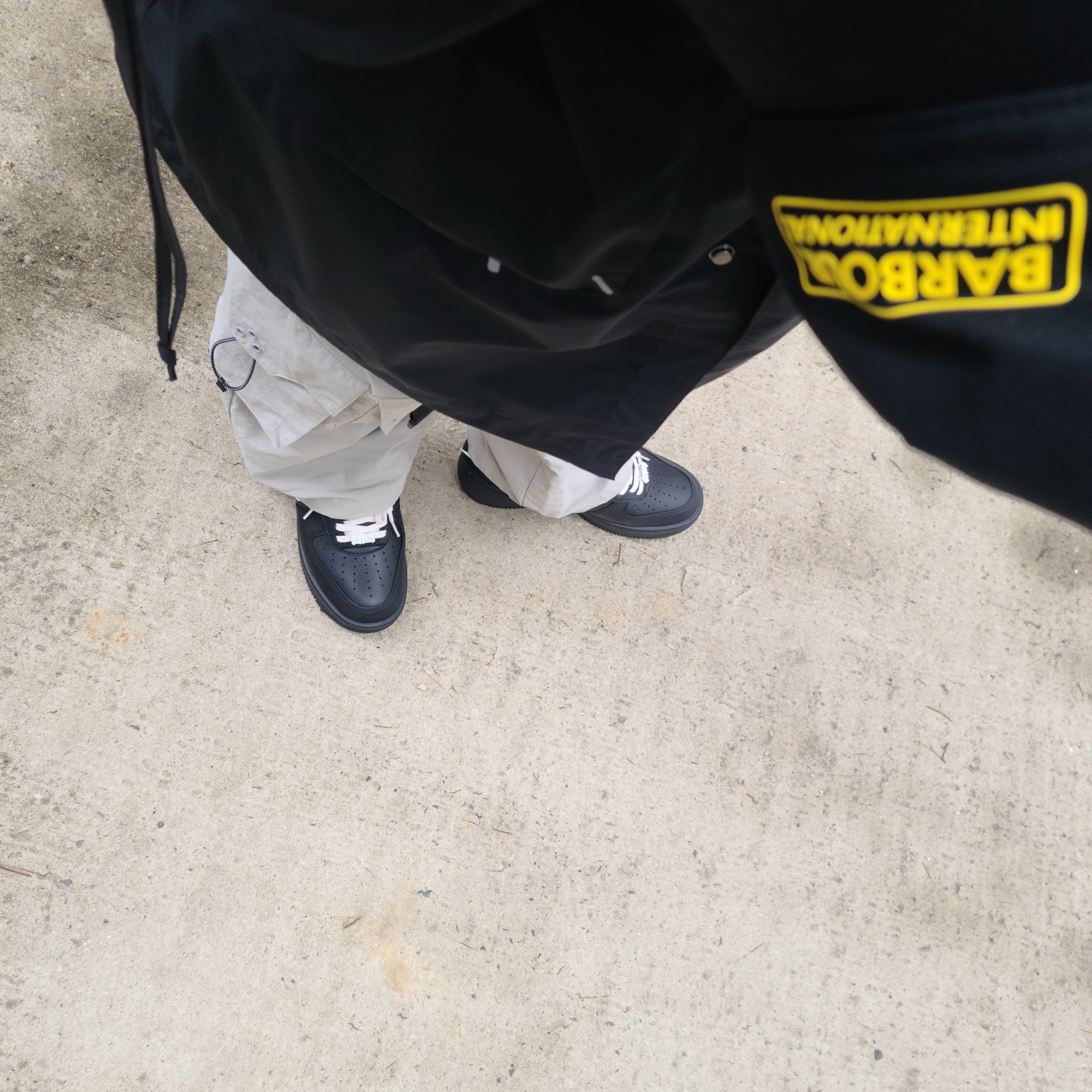 Nike x Ambush Air Force 1 Low SP Black 착용 스타일 - 2