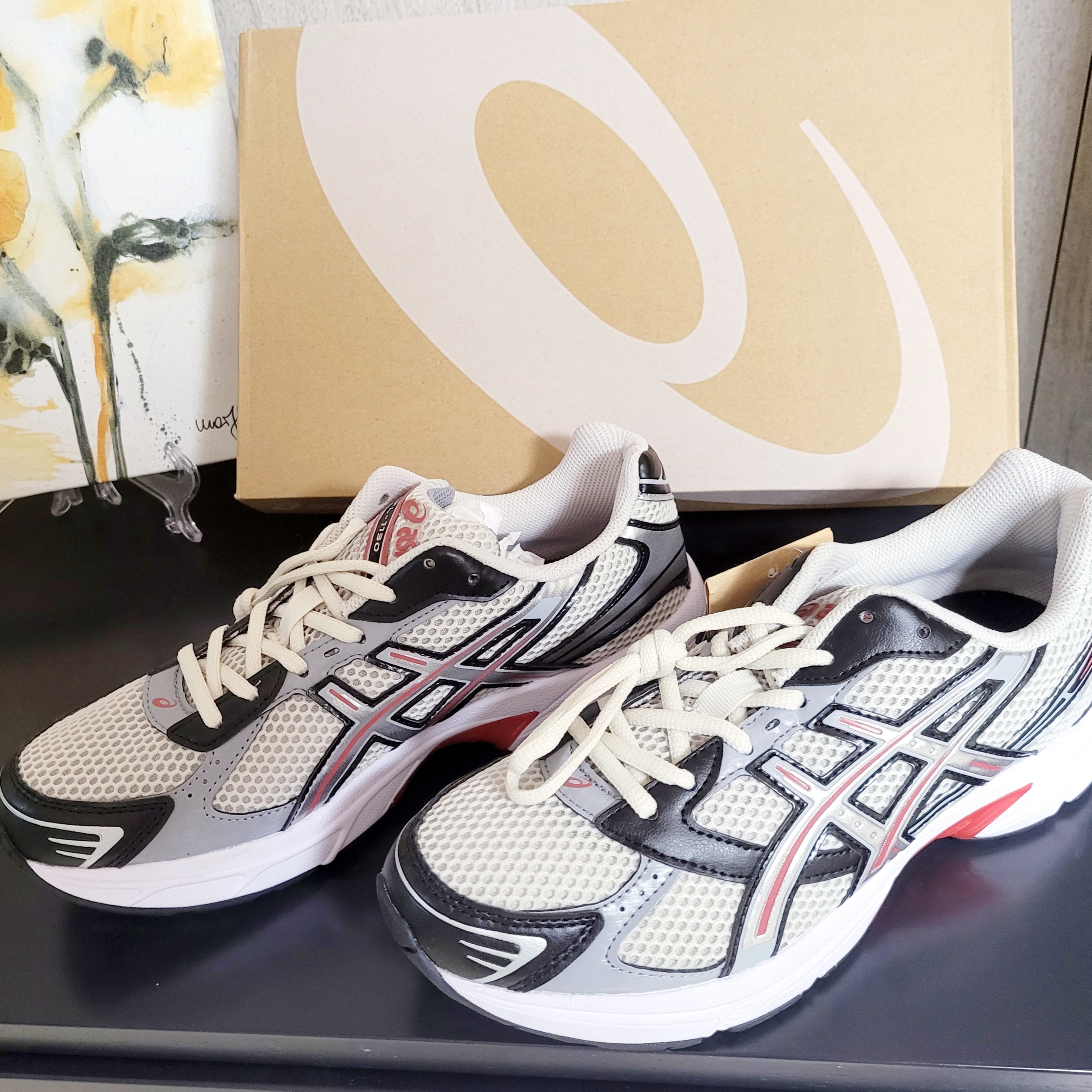 Asics Gel-1130 Smoke Grey Pure Silver 착용 스타일 - 3