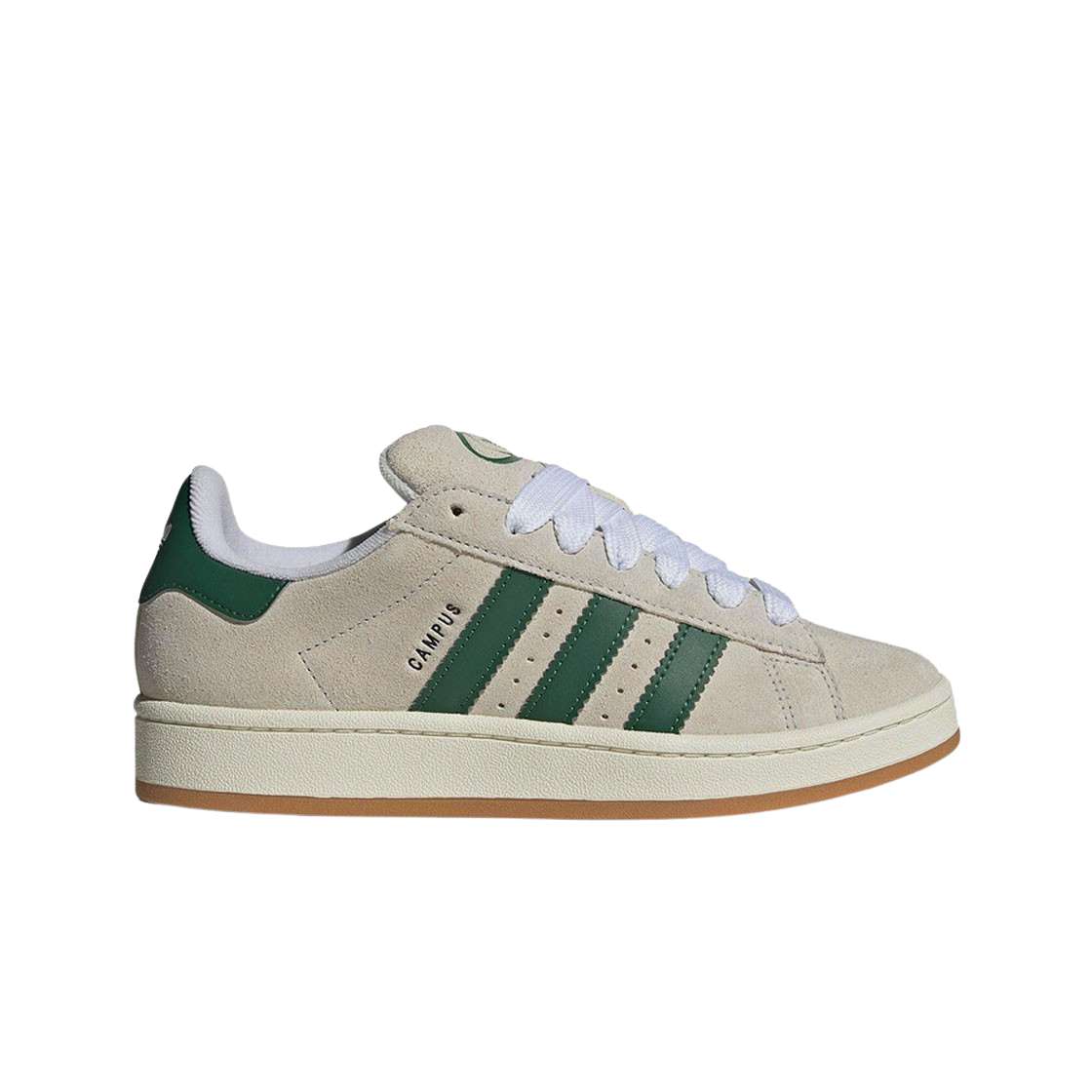 GY0038 (W) Adidas Campus 00s Crystal White Dark Green - 대표 이미지 #1