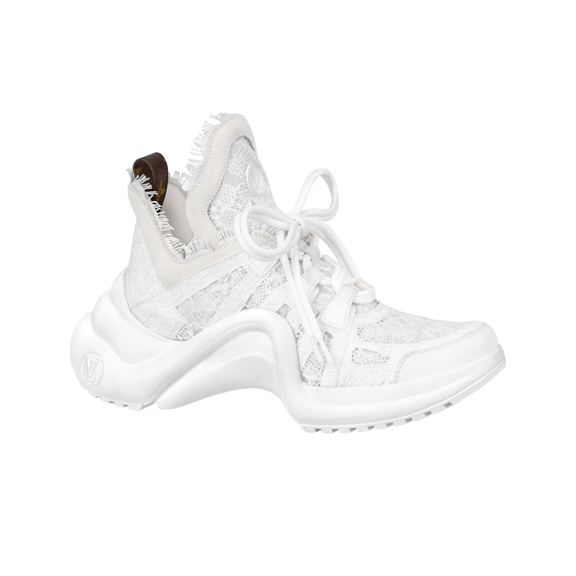 (W) 루이비통 LV 아치라이트 스니커즈 화이트((W) Louis Vuitton LV Archlight Sneakers White) - 1