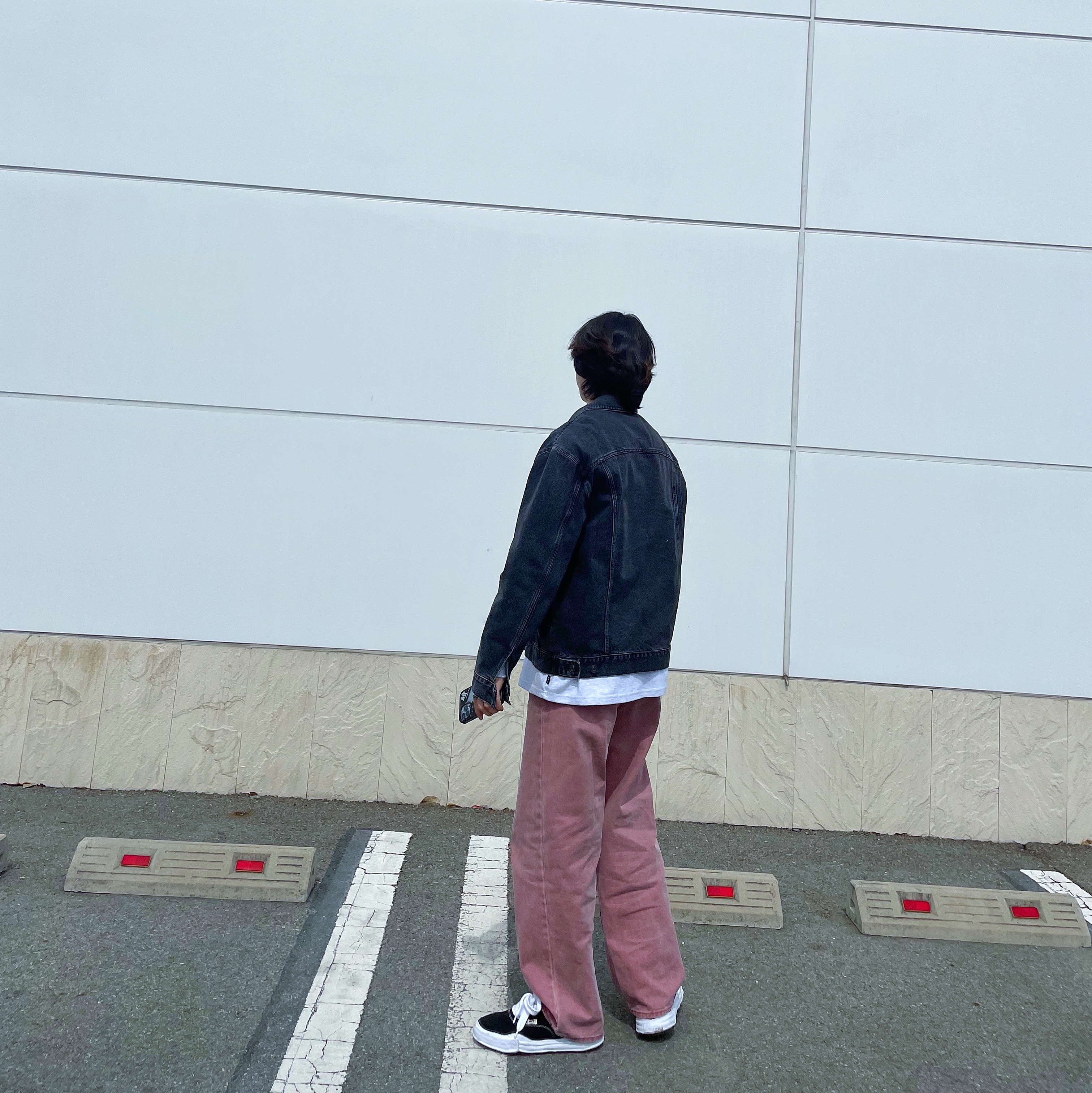 Maison Mihara Yasuhiro Baker OG Sole Canvas Low Cut Sneakers Black 착용 스타일