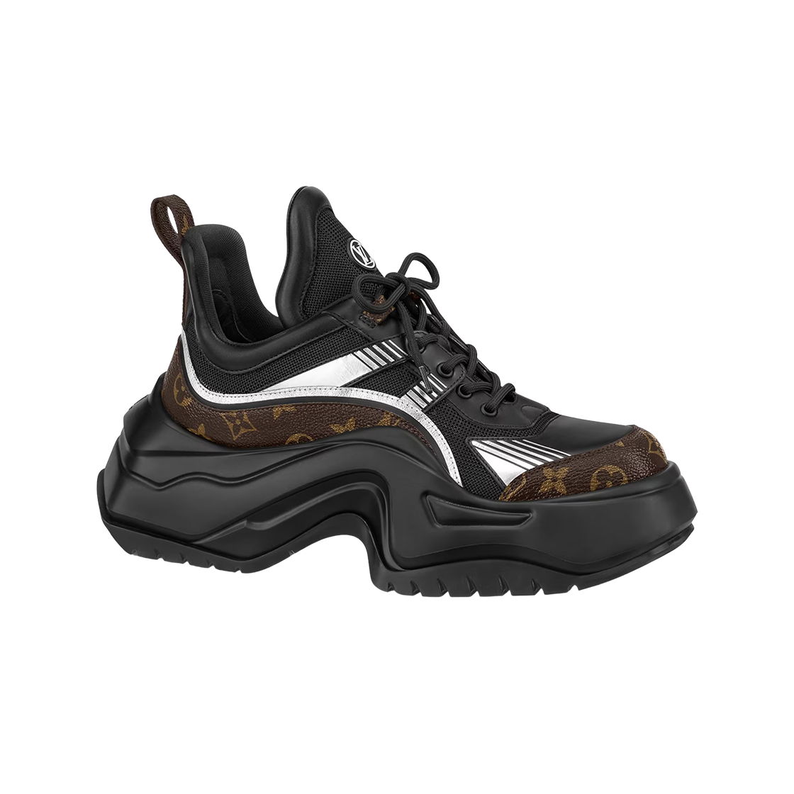 루이비통 LV 아치라이트 2.0 플랫폼 스니커즈 블랙(Louis Vuitton LV Archlight 2.0 Platform Sneakers Black) - 1