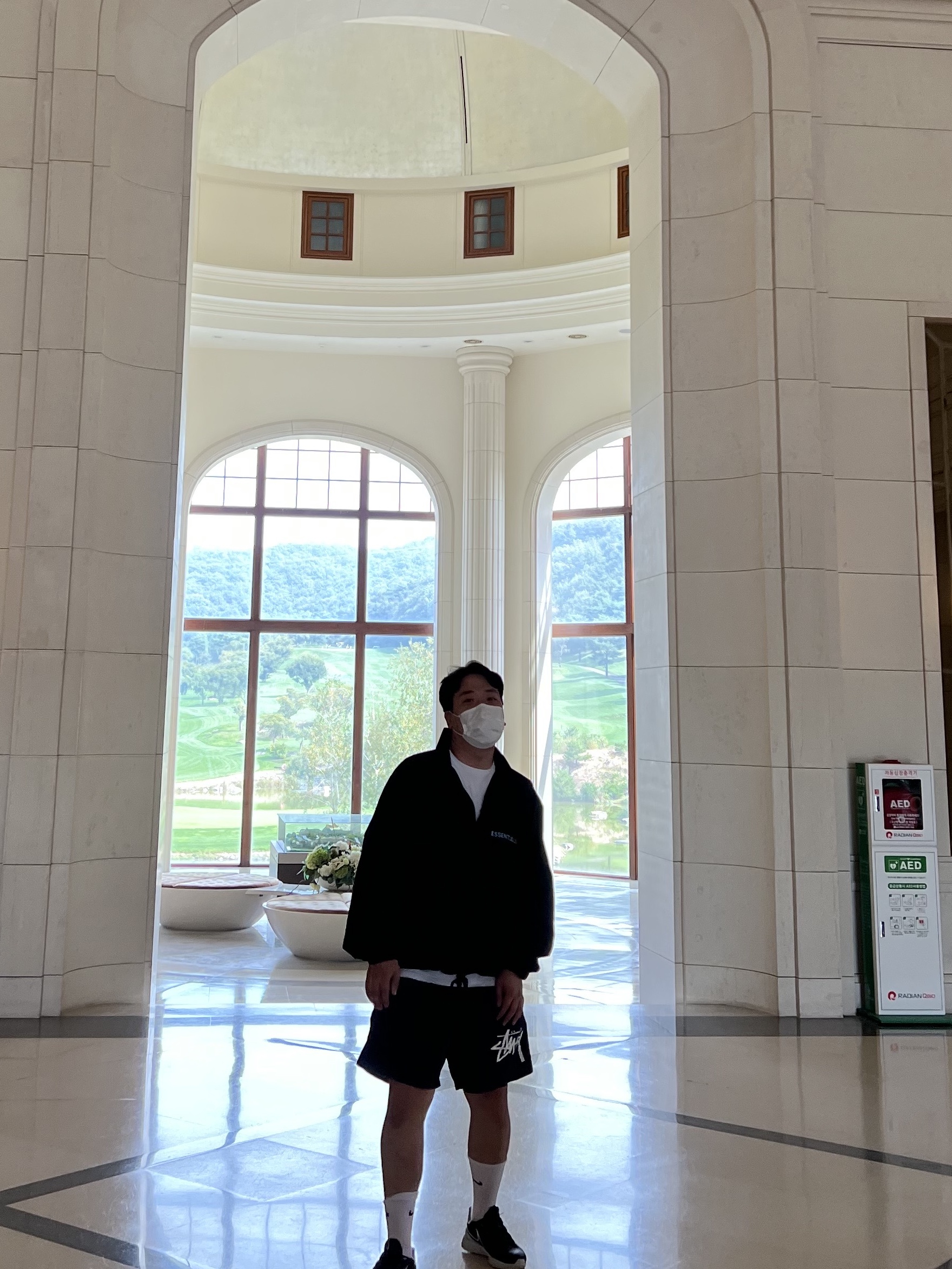 Essentials Half-Zip Track Jacket Black - 21SS, Nike x Stussy Water Shorts Off Noir 착용 스타일