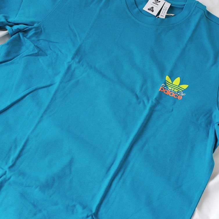 Palace x Adidas Nature T-Shirt Mystery Petrol - 22SS 착용 스타일 - 1