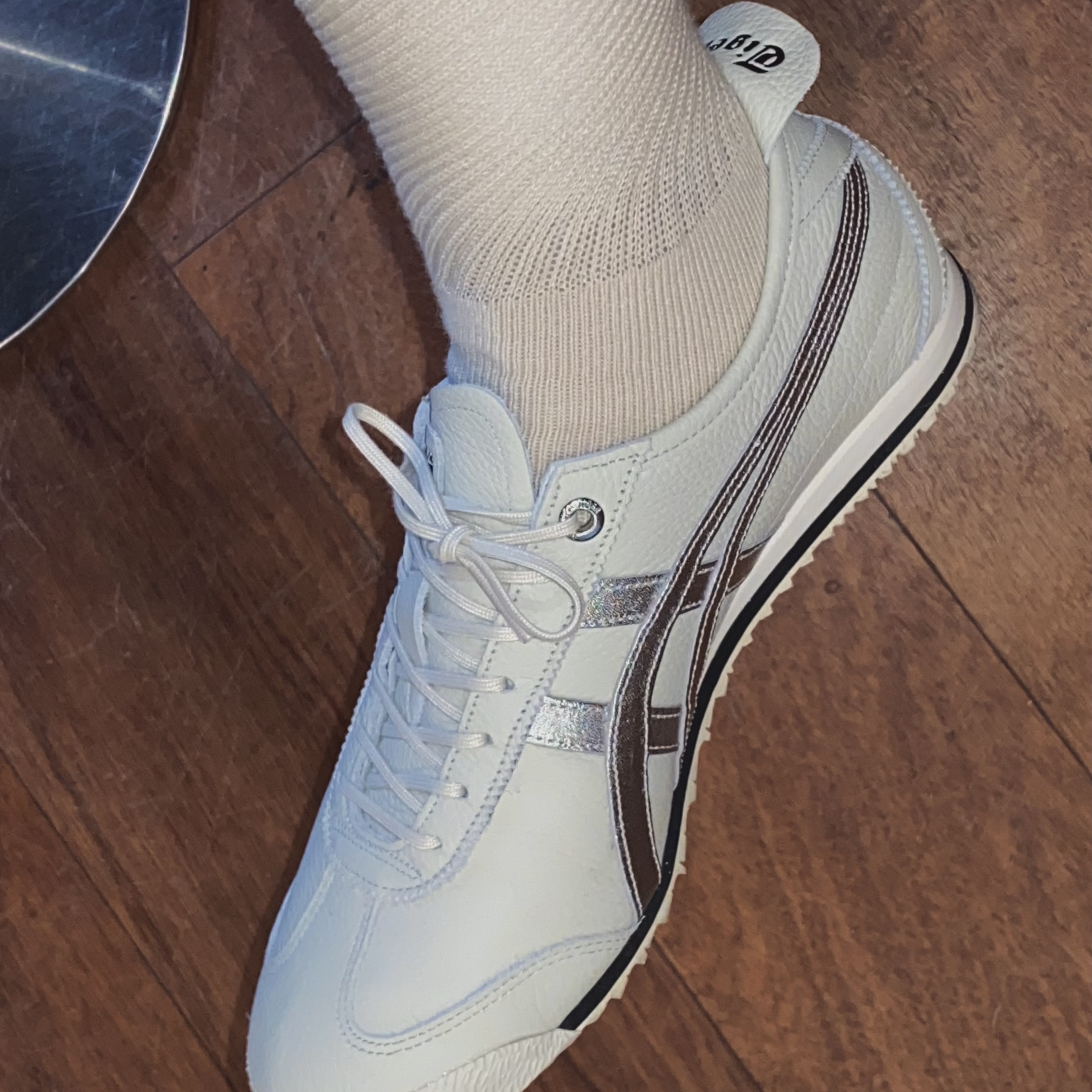 Onitsuka Tiger Mexico 66 SD Birch Silver 착용 스타일