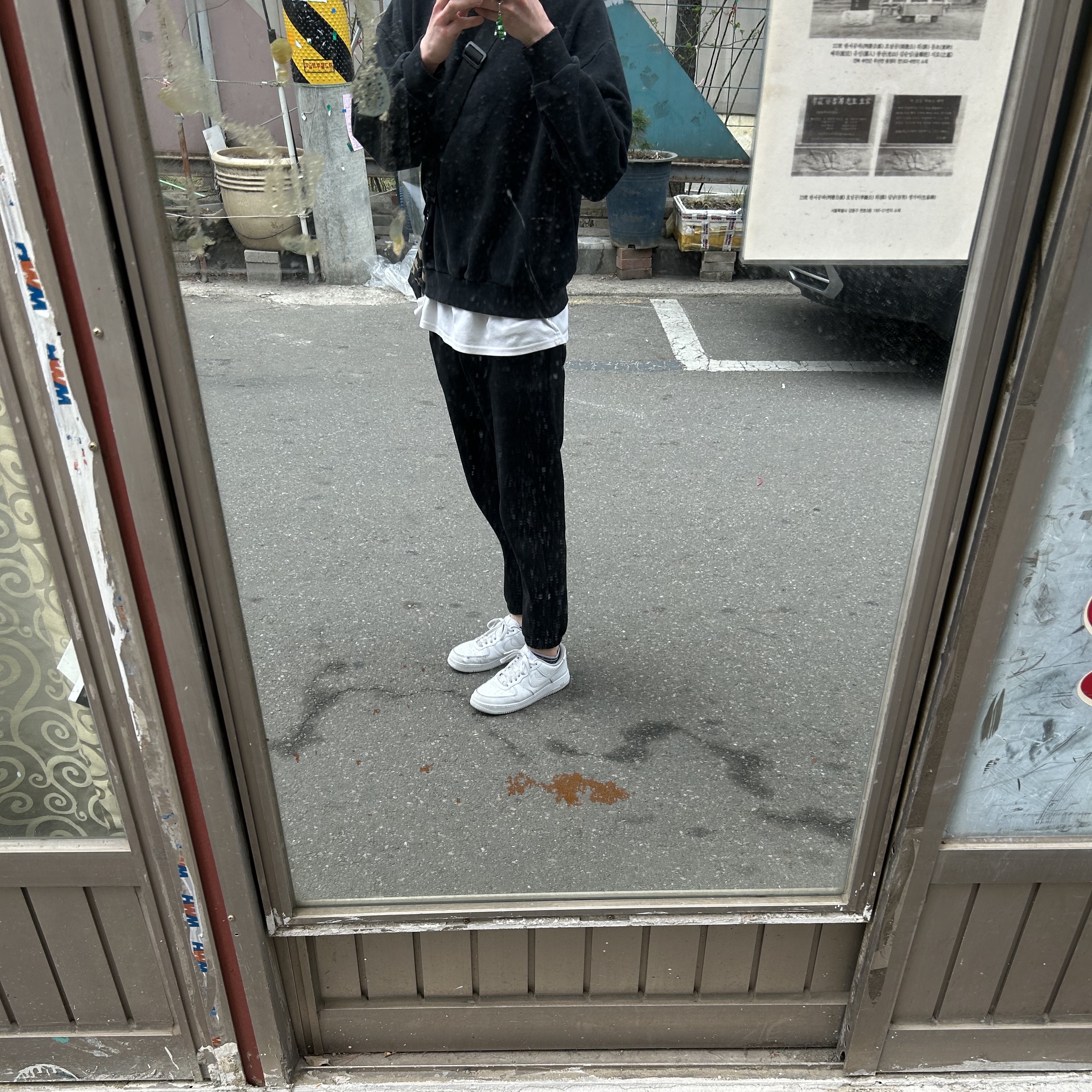 Nike Air Force 1 '07 Low White 착용 스타일