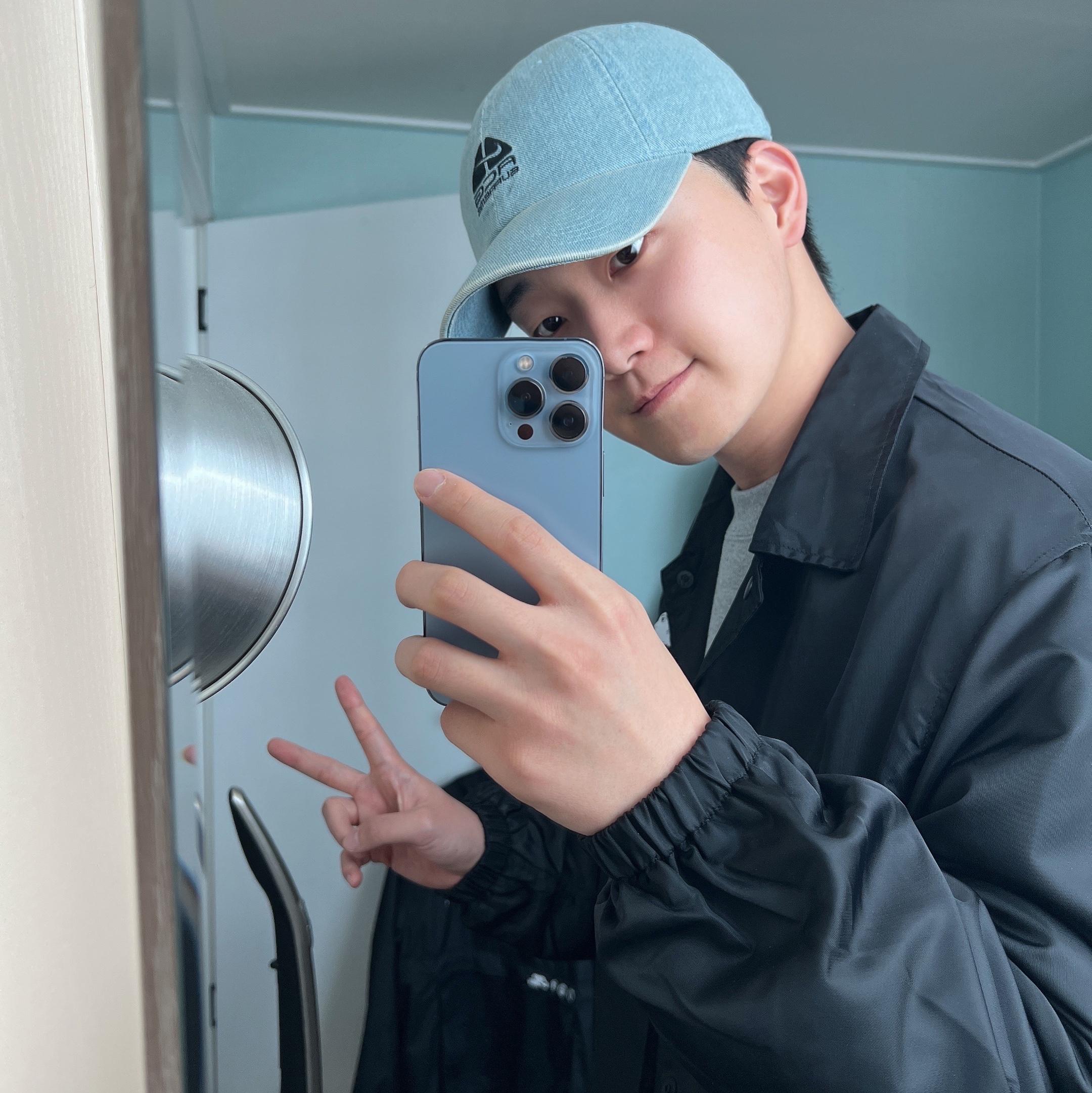 Supreme x Nike ACG Denim 6-Panel Washed Blue - 22FW 착용 스타일