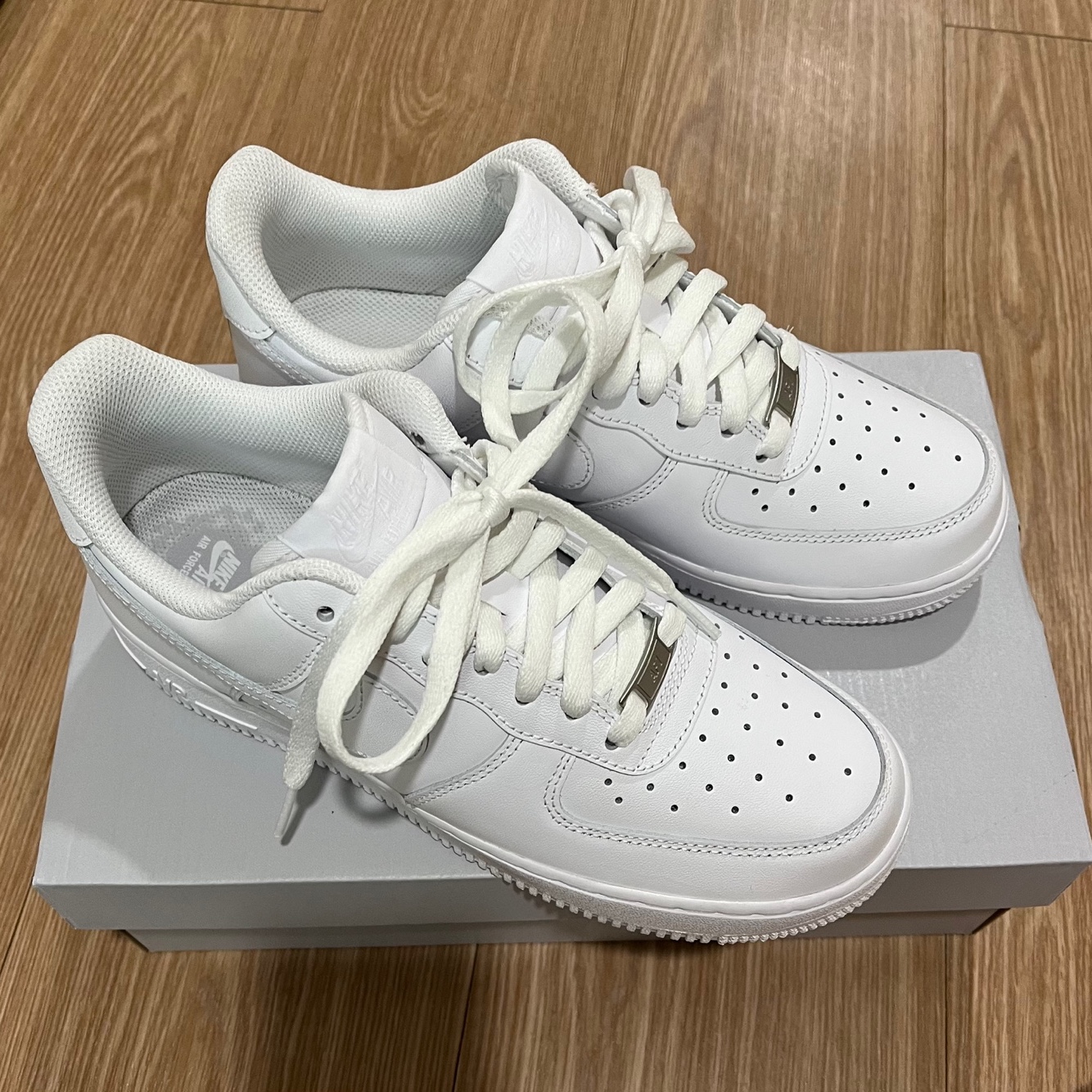 (W) Nike Air Force 1 '07 Low White 착용 스타일