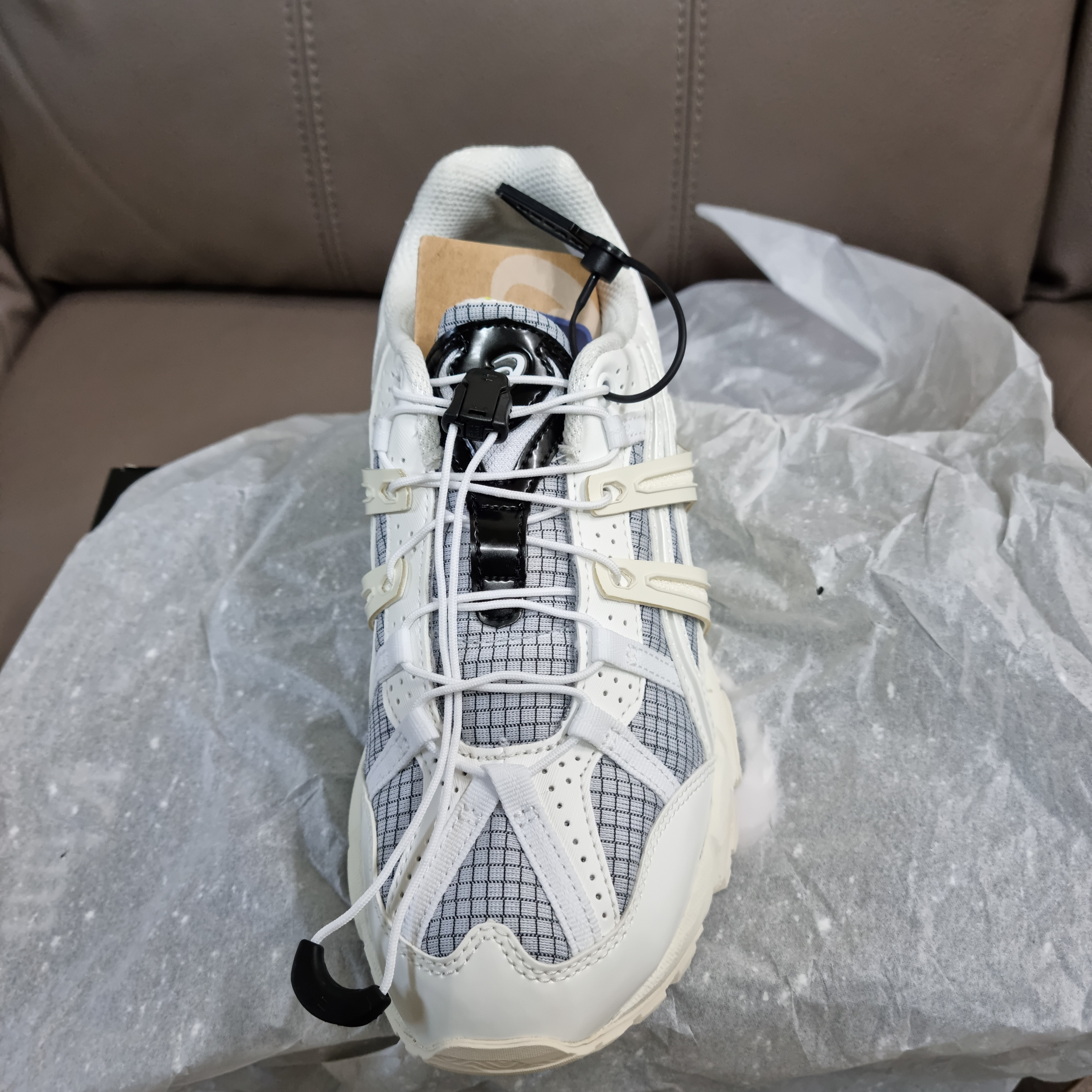 (W) Asics x Matin Kim Gel-Sonoma 15-50 Glacier Grey White 착용 스타일 - 1