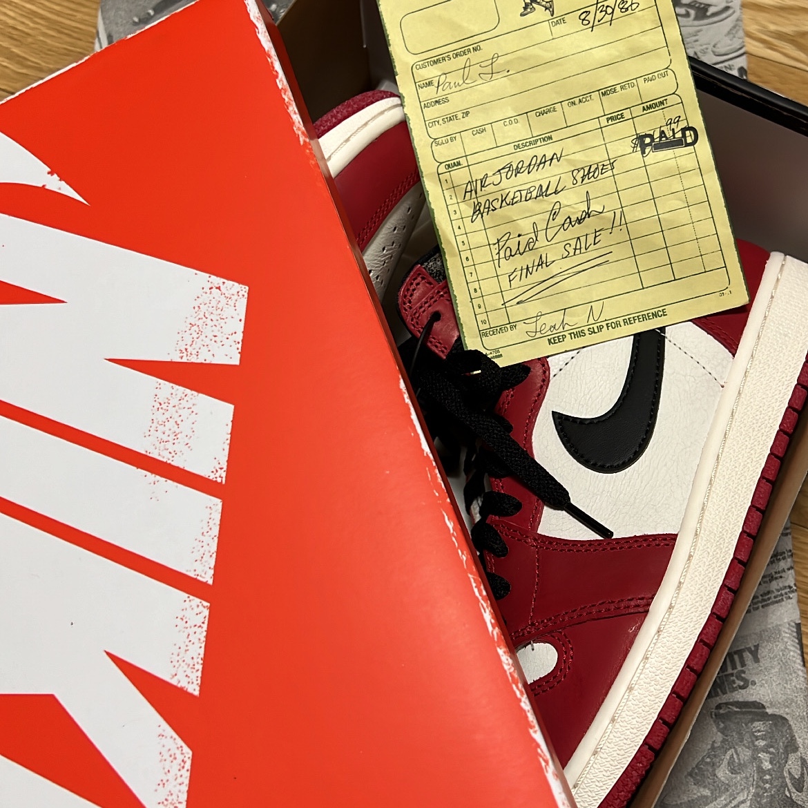Jordan 1 Retro High OG Chicago 2022, (TD) Jordan 1 Retro High OG Chicago 2022 착용 스타일 - 1