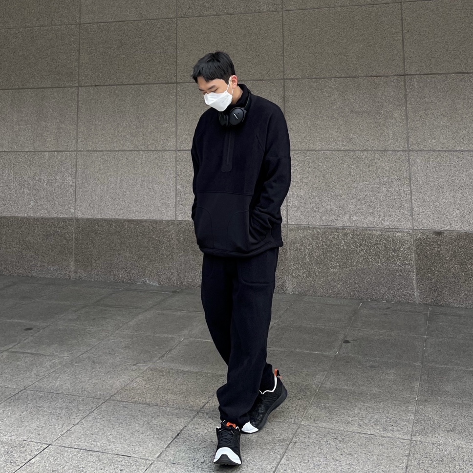 Asics x Affix Works Gel Noosa Tri 12 Black 착용 스타일