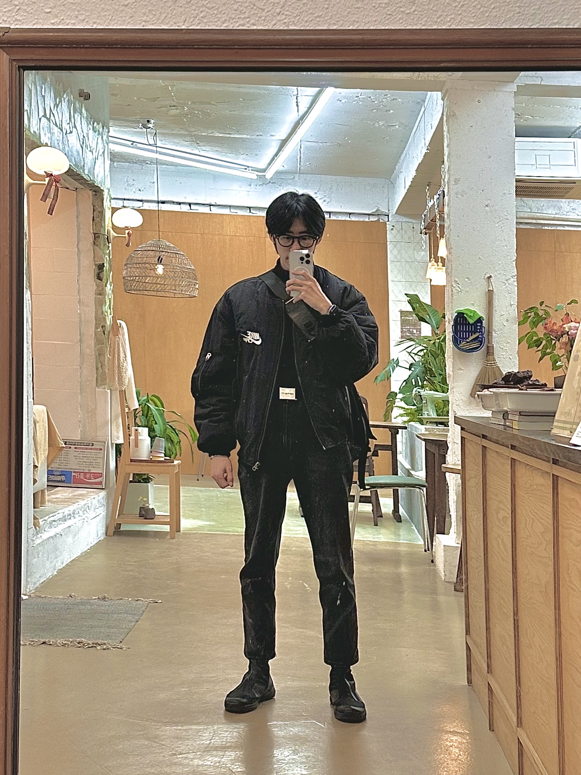 Salomon x Comme des Garcons XA-Alpine 2 Black 착용 스타일