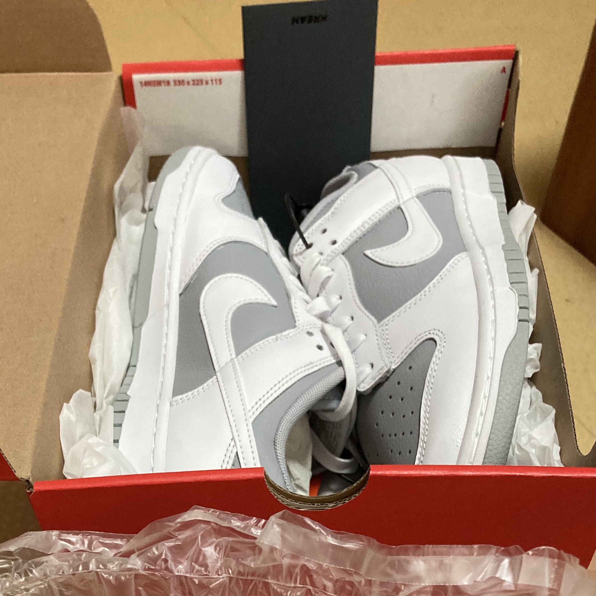 Nike Dunk Low Retro White Neutral Grey 착용 스타일