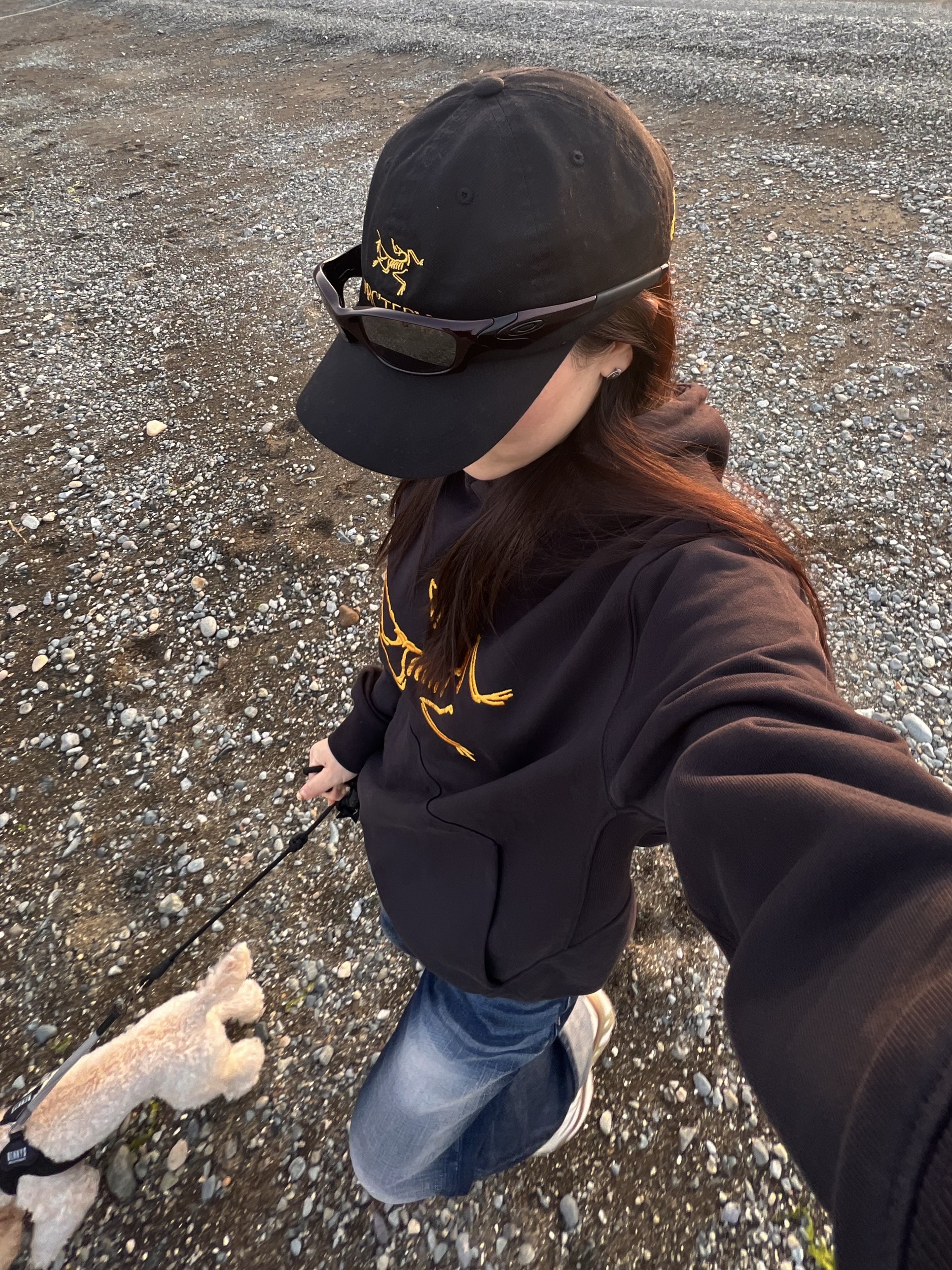 Palace x Arc'teryx Hood Black - 20FW, Palace x Arc'teryx 6-Panel Black - 20FW 착용 스타일 - 3