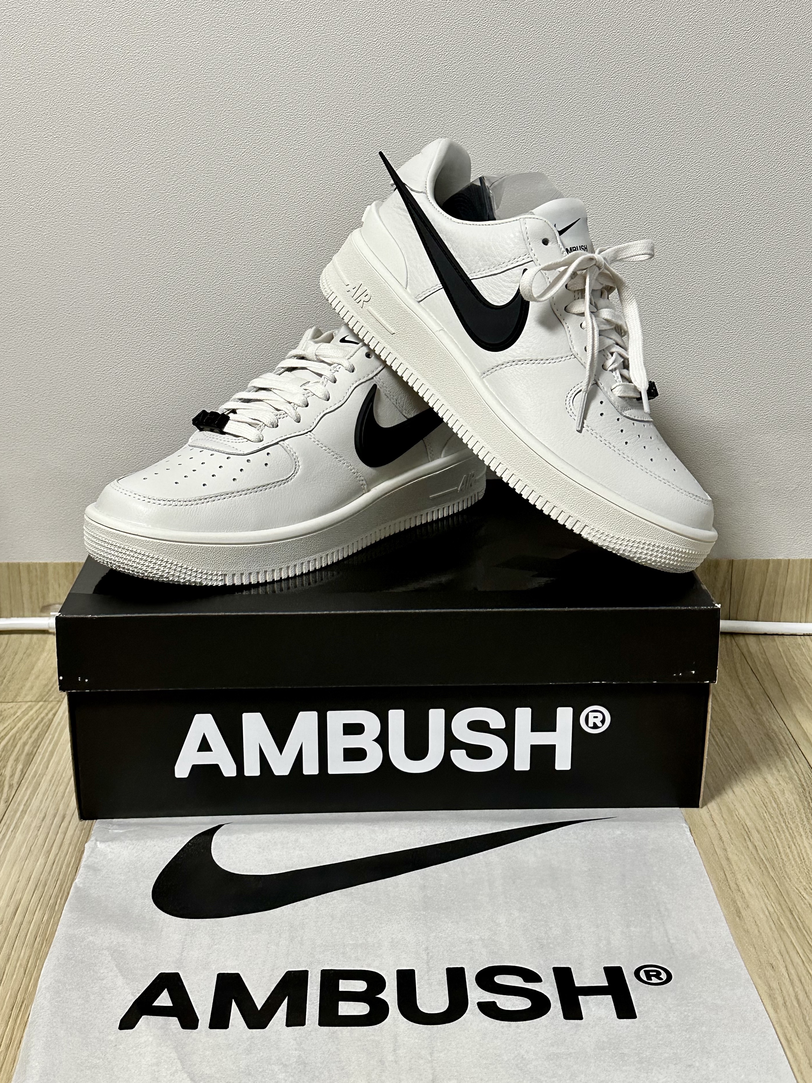 Nike x Ambush Air Force 1 Low SP Phantom 착용 스타일