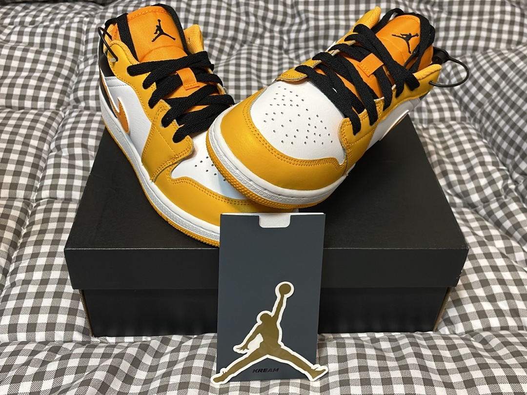 (GS) Jordan 1 Low Taxi 착용 스타일 - 1