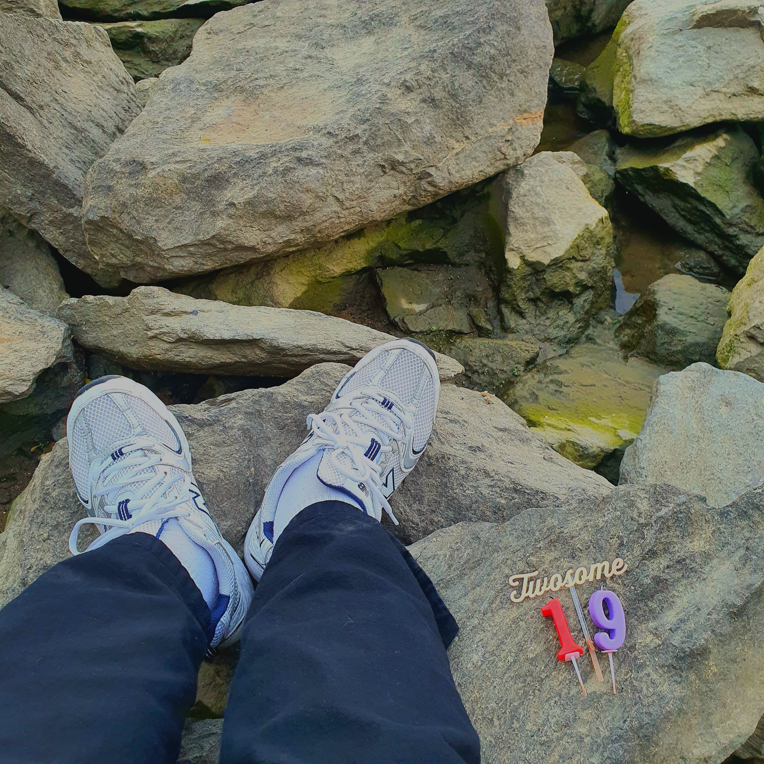 New Balance 530 White 착용 스타일 - 2