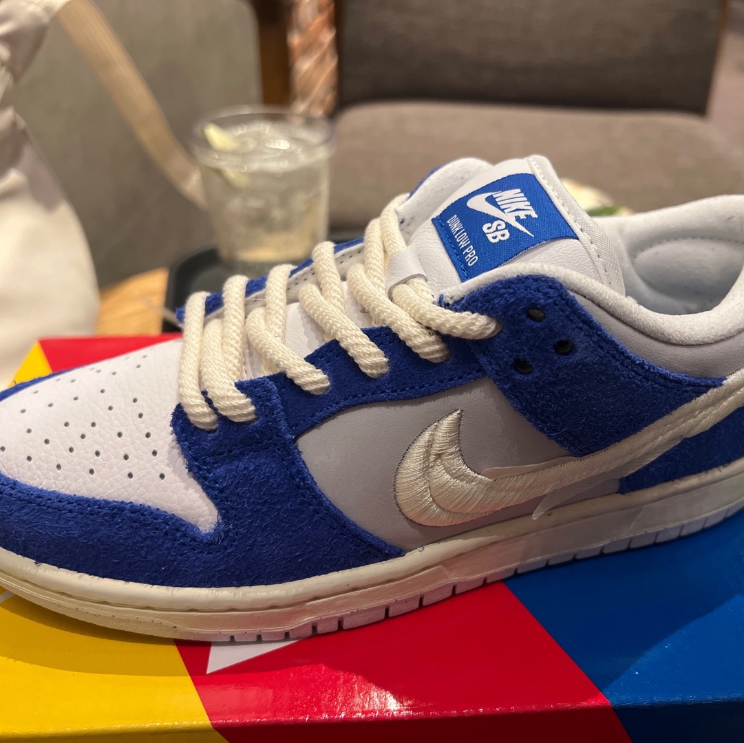 Nike x Fly Streetwear SB Dunk Low Pro Gardenia 착용 스타일