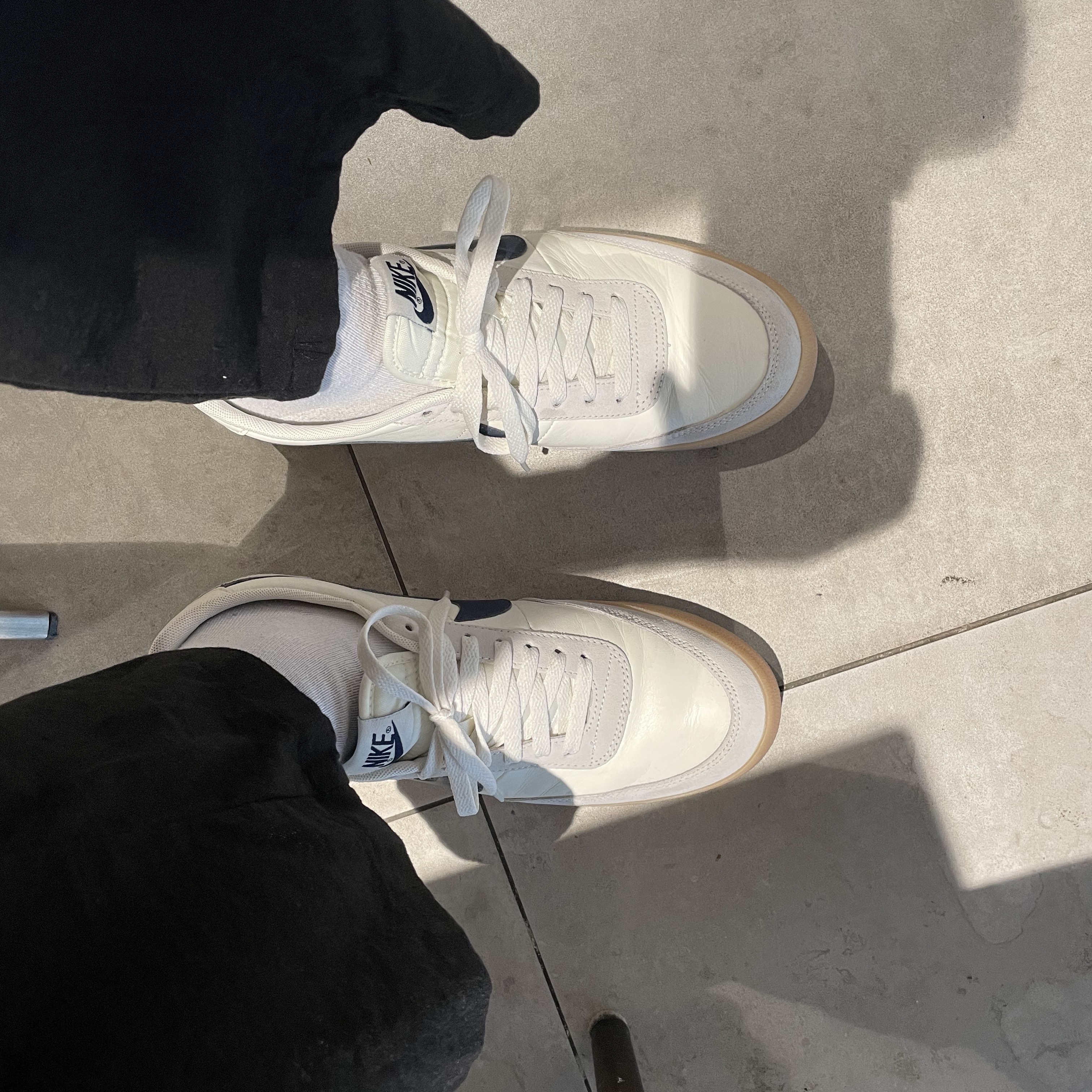 Nike x J.Crew Killshot 2 Sail Midnight Navy 착용 스타일 - 2