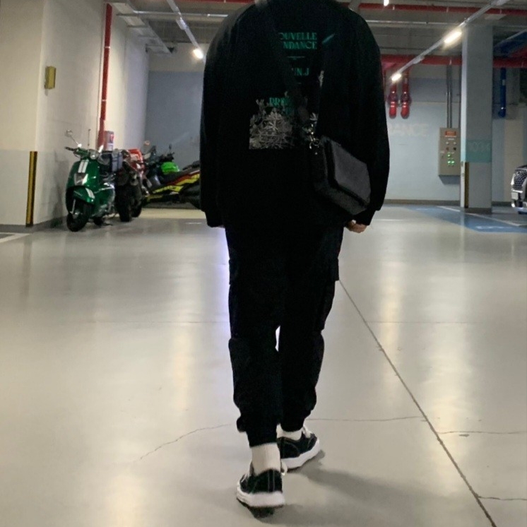 Maison Mihara Yasuhiro Peterson OG Sole Canvas Low Sneakers Black, Louis Vuitton Trio Messenger Monogram Eclipse 착용 스타일 - 2