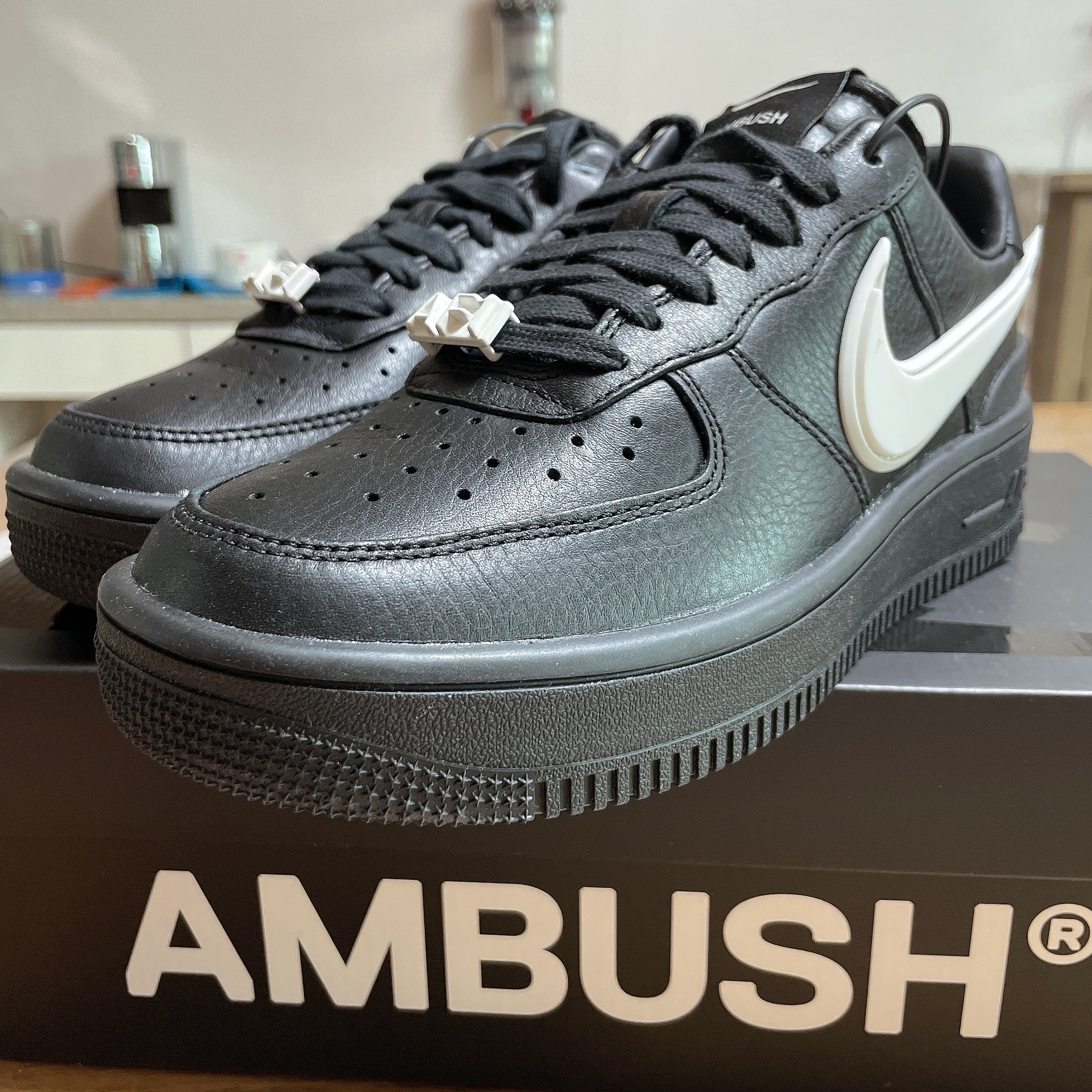 Nike x Ambush Air Force 1 Low SP Black 착용 스타일 - 1
