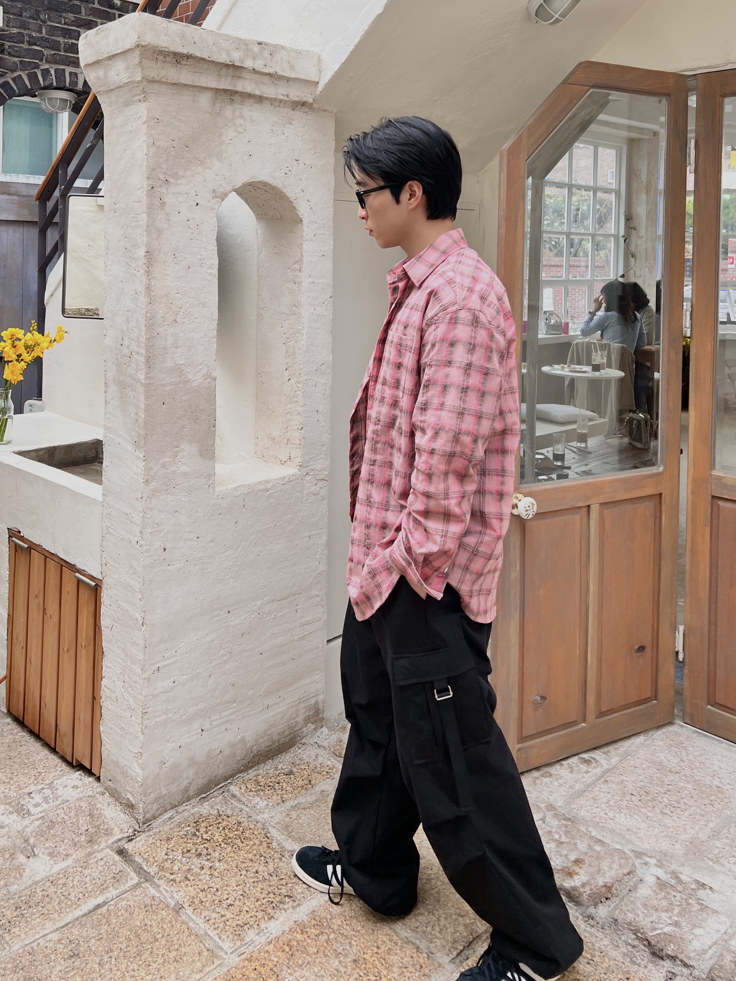 Adidas Campus 80s Black White 착용 스타일