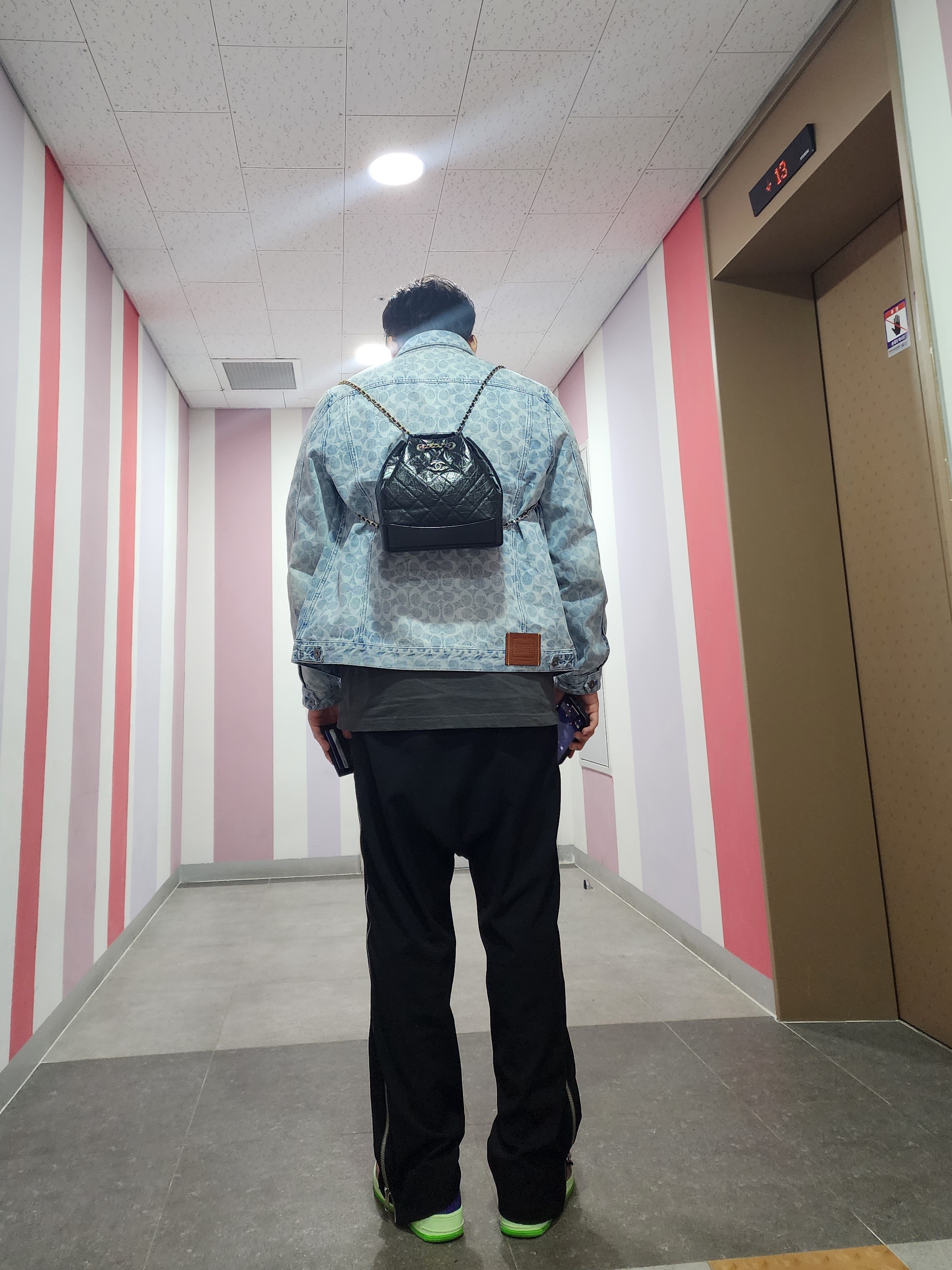 Chanel Small Gabrielle Backpack Aged Calfskin & Gold Silver Black, Undermycar Shinsegae Pop-Up T-Shirt Scandinavian - 22SS 착용 스타일