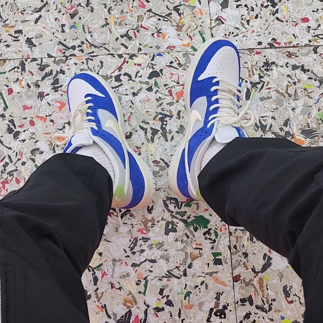 Nike x Fly Streetwear SB Dunk Low Pro Gardenia 착용 스타일 - 2