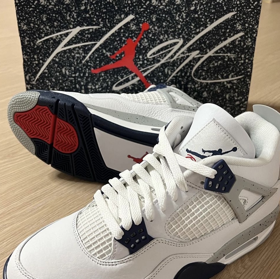 Jordan 4 Retro Midnight Navy 착용 스타일