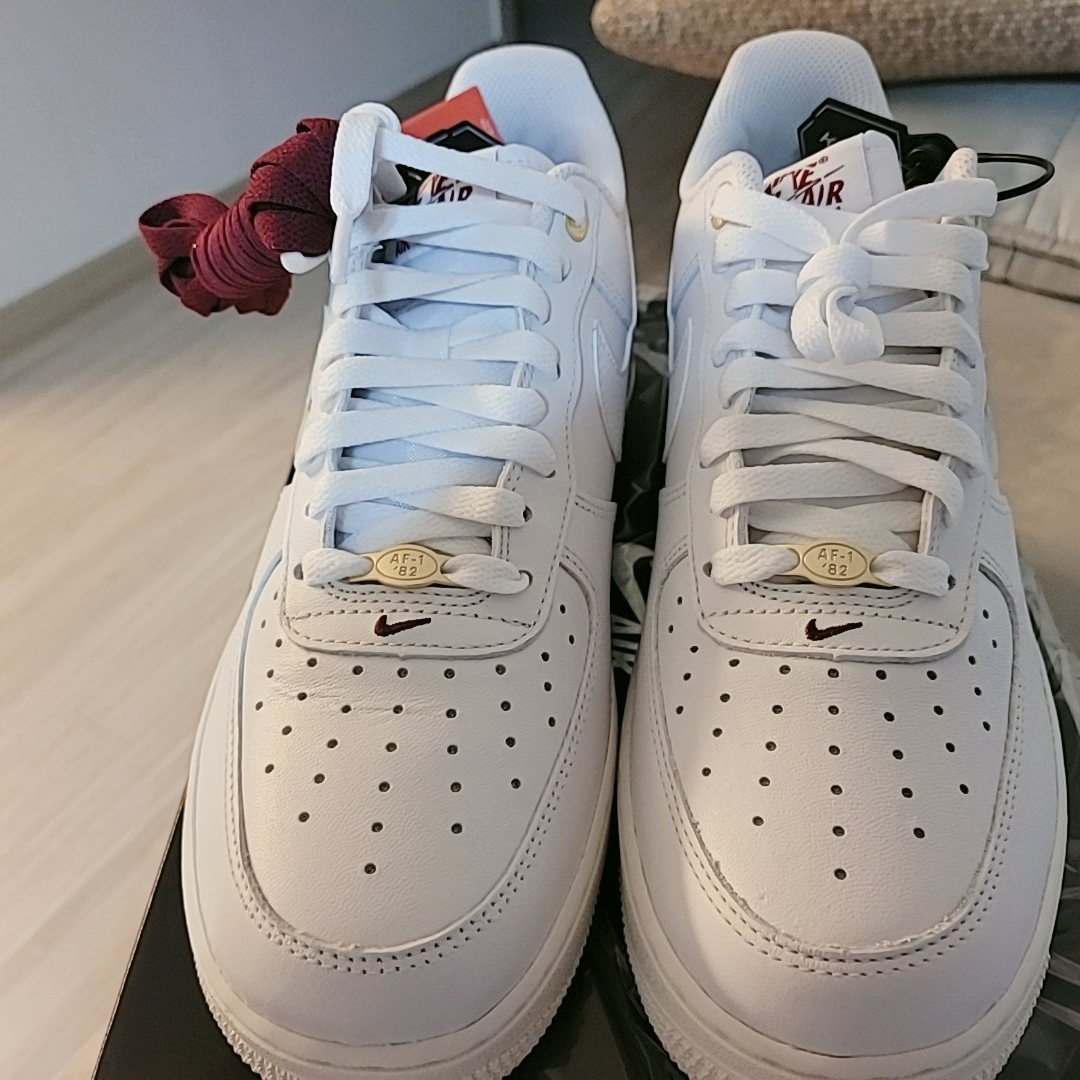 Nike Air Force 1 '07 PRM 40th Anniversary Join Forces White 착용 스타일 - 1