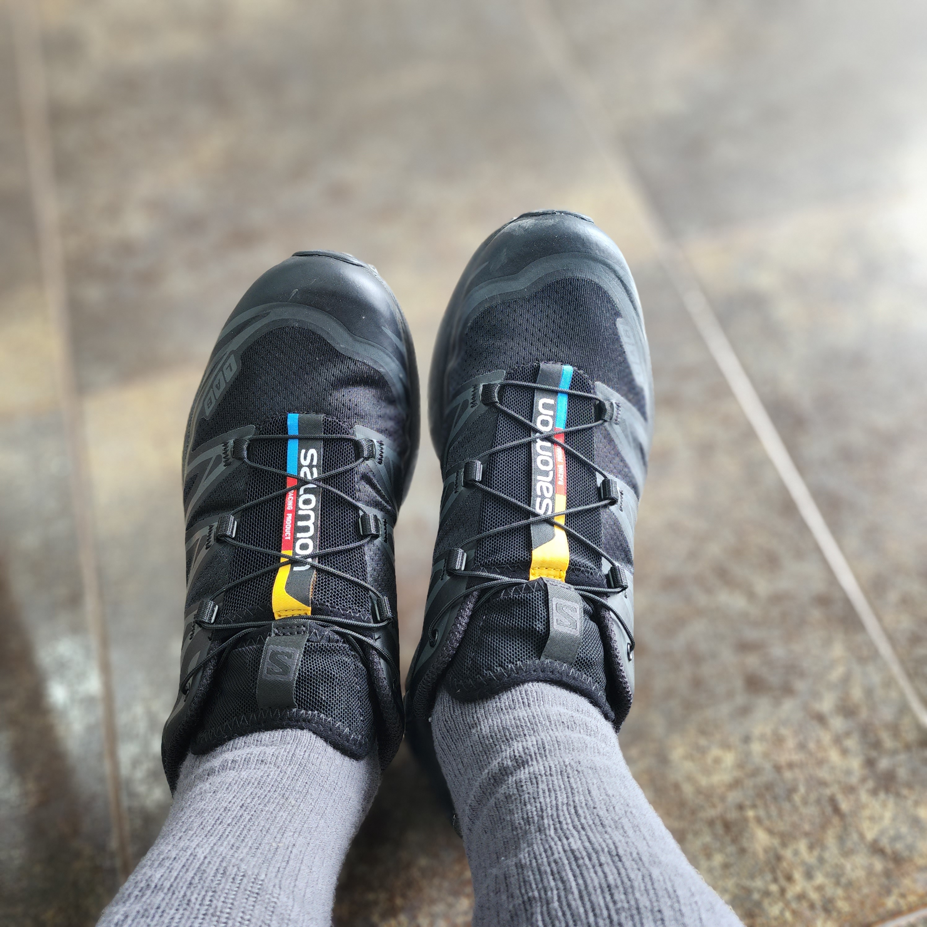 Salomon XT-6 ADV Black 착용 스타일