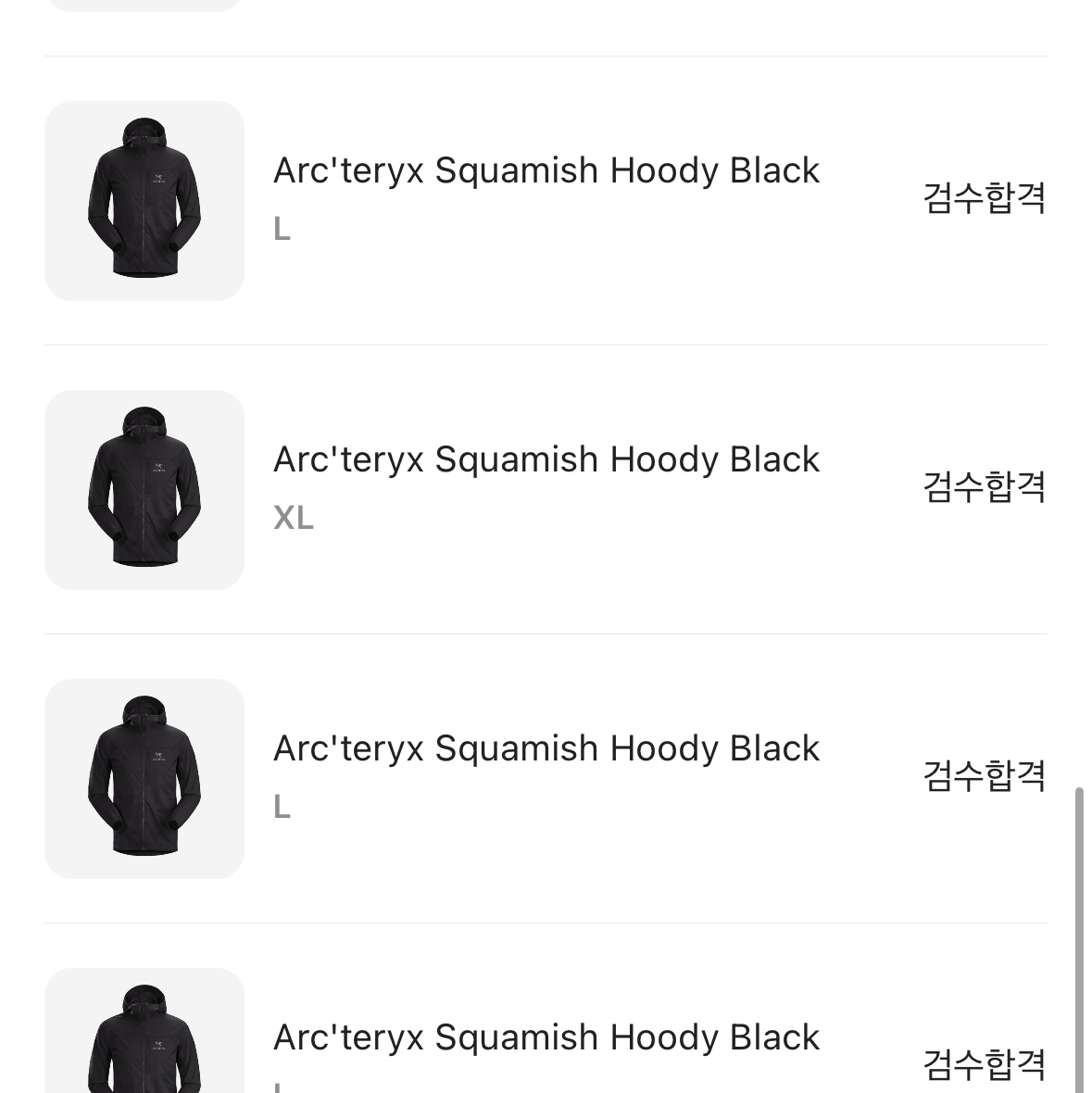 Arc'teryx Squamish Hoody Black 착용 스타일 - 2