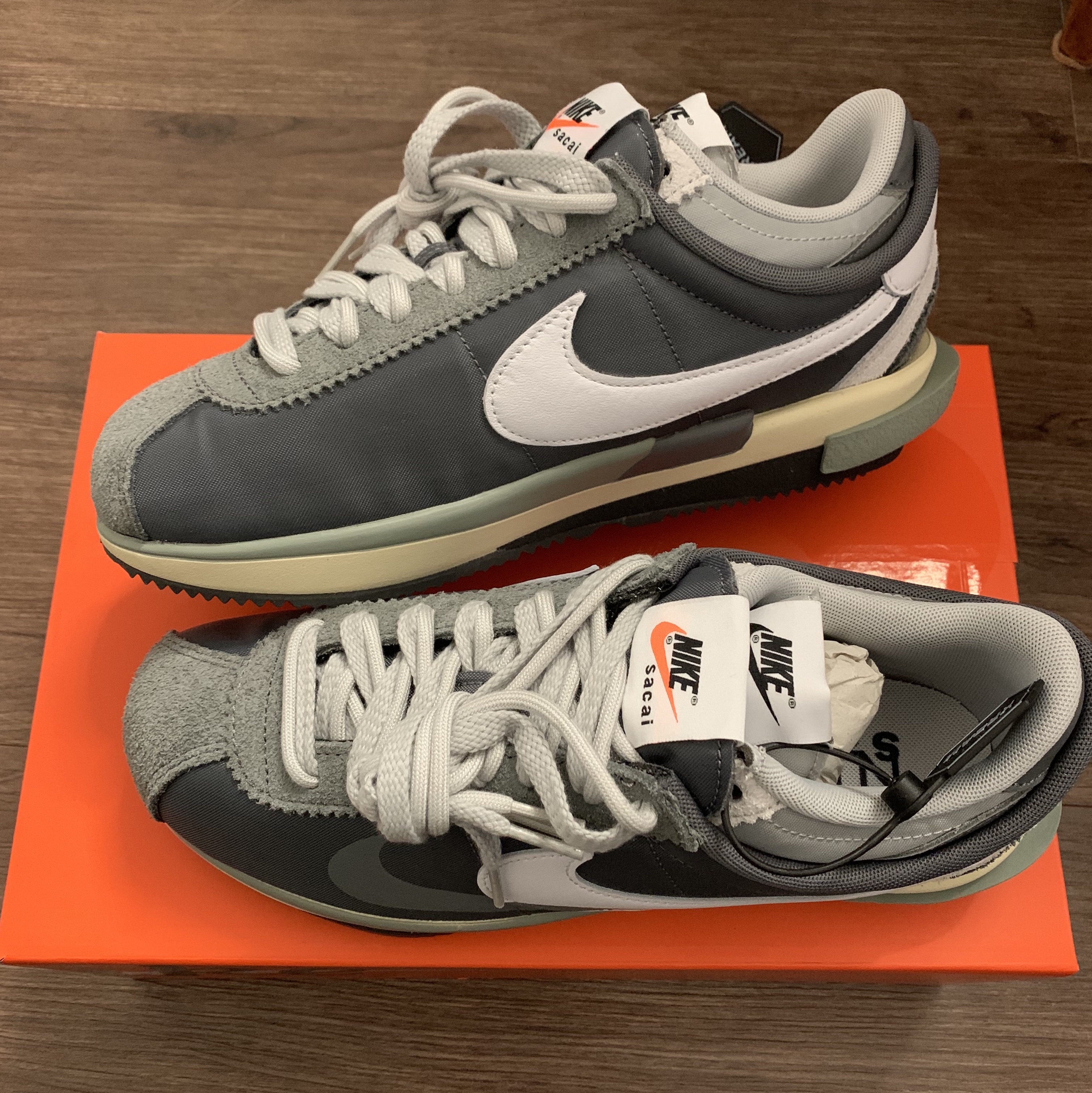 Nike x Sacai Zoom Cortez SP Iron Grey 착용 스타일