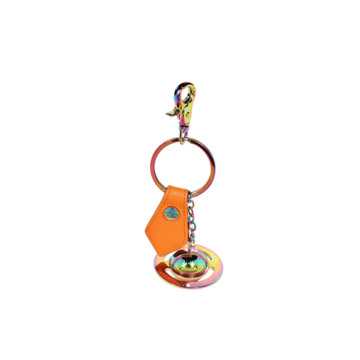 비비안 웨스트우드 사피아노 3D 오브 이리디센트 키링 오렌지 사피아노 메탈