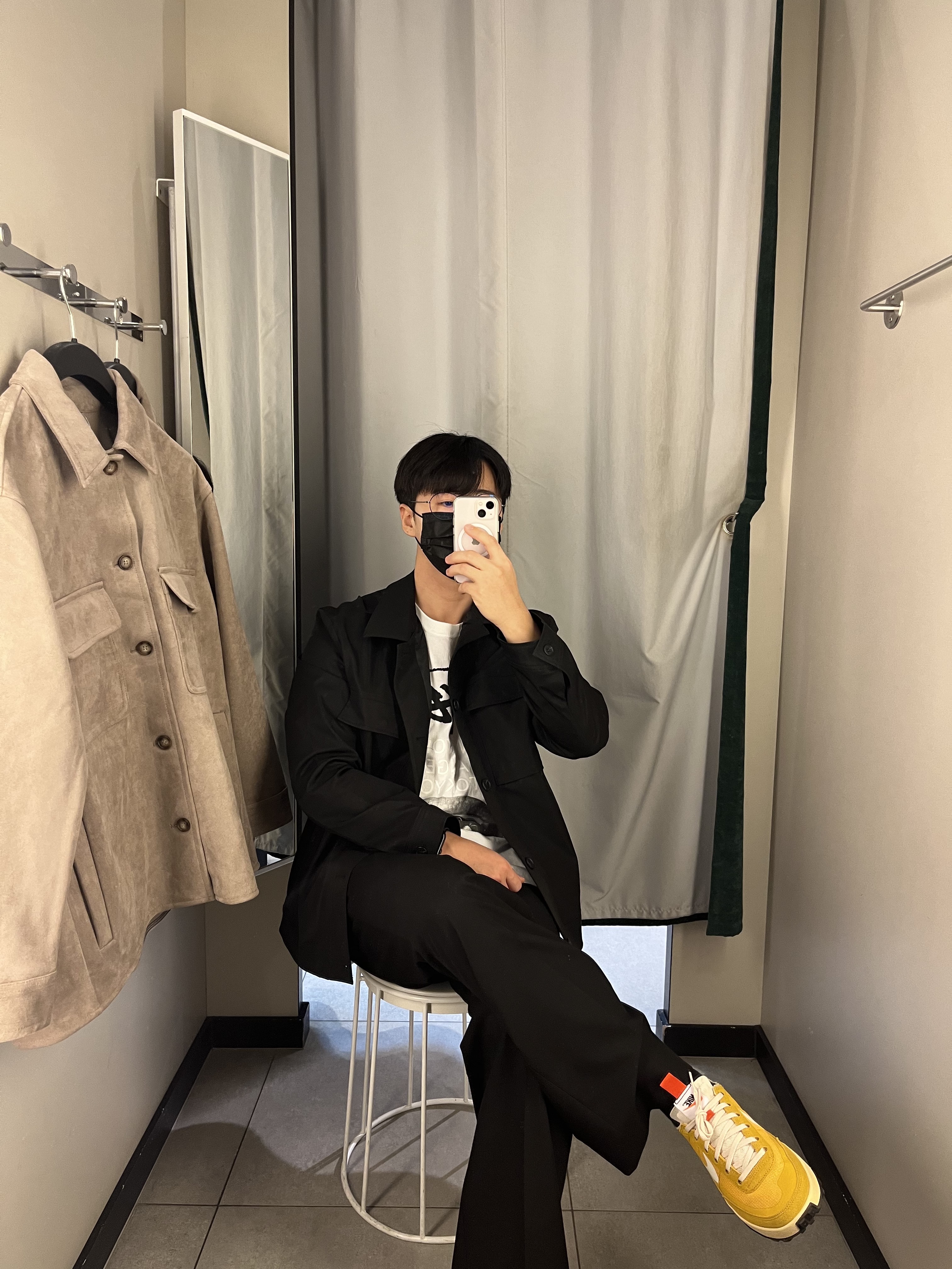 Nike x Tom Sachs General Purpose Shoe Archive, Stussy x Rick Owens 40 WT T-Shirt 착용 스타일