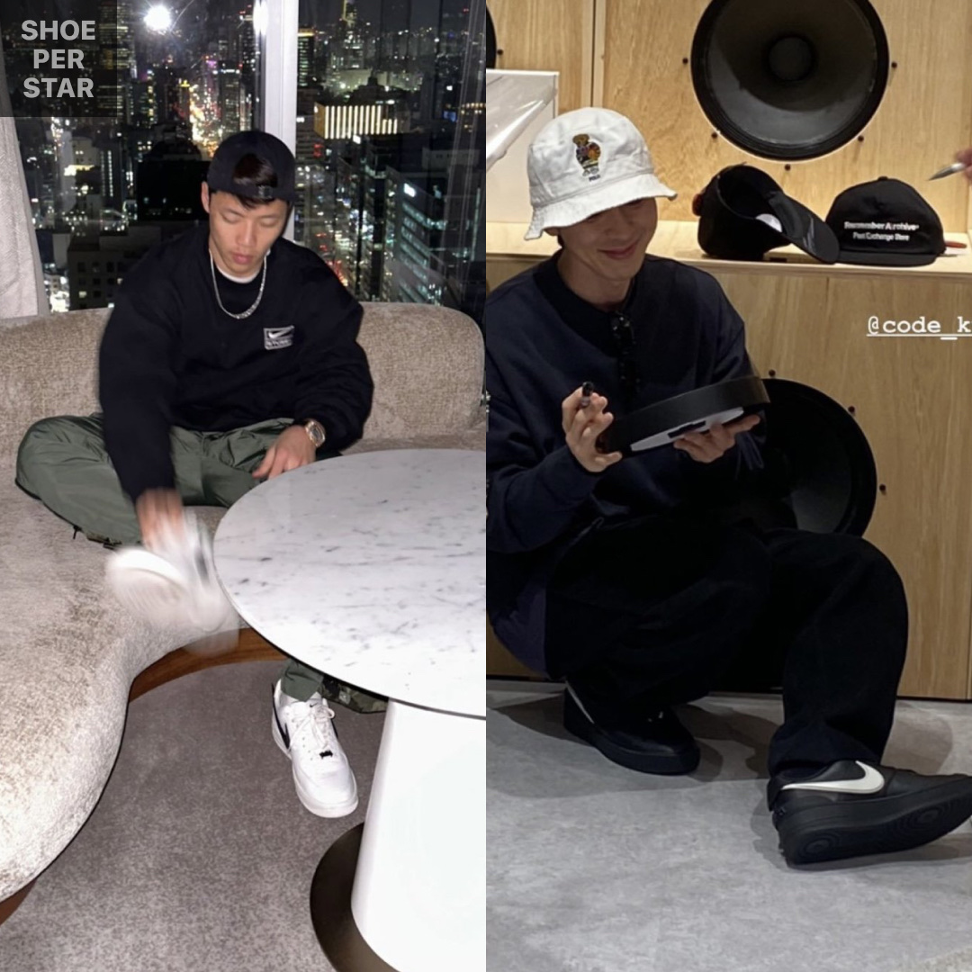 Nike x Ambush Air Force 1 Low SP Phantom, Nike x Ambush Air Force 1 Low SP Black 착용 스타일 - 1