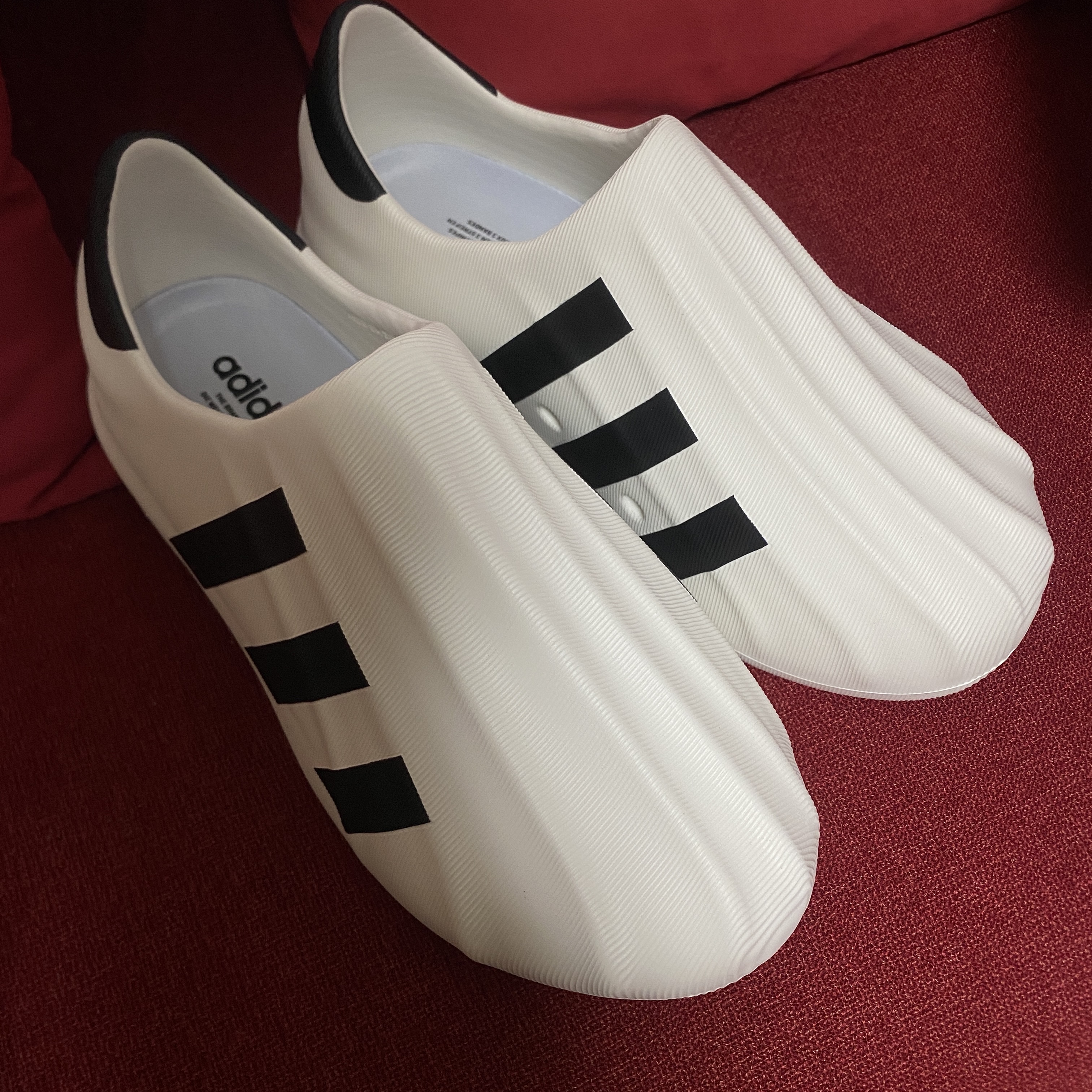 Adidas Adifom Superstar Core White 착용 스타일 - 1
