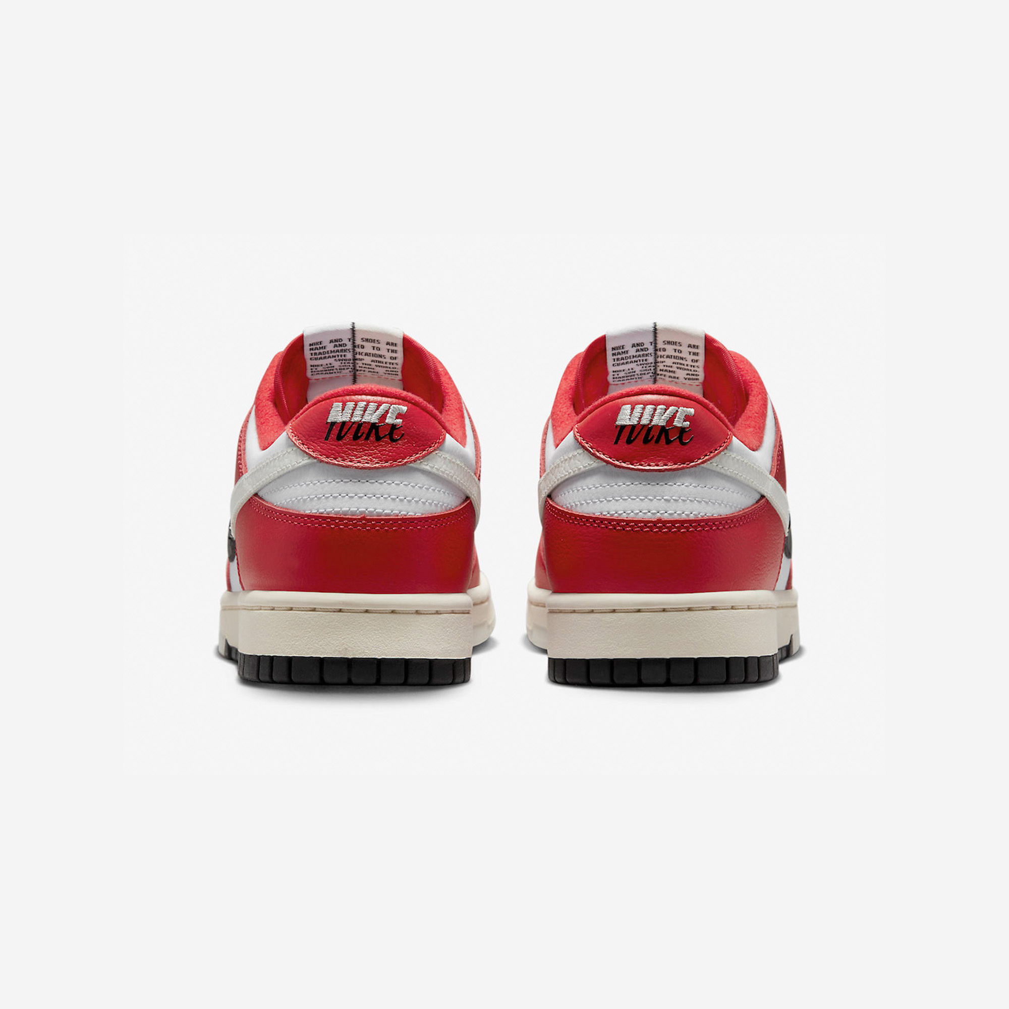 Nike Dunk Low Retro PRM University Red Black 착용 스타일 - 5