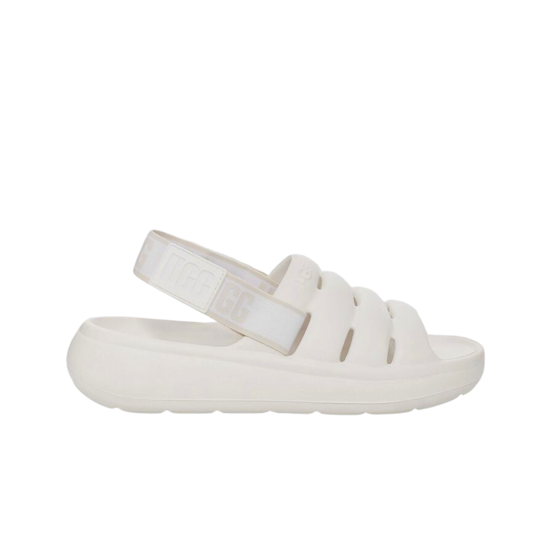 (W) 어그 스포츠 예 슬라이드 브라이트 화이트((W) UGG Sport Yeah Slide Bright White)