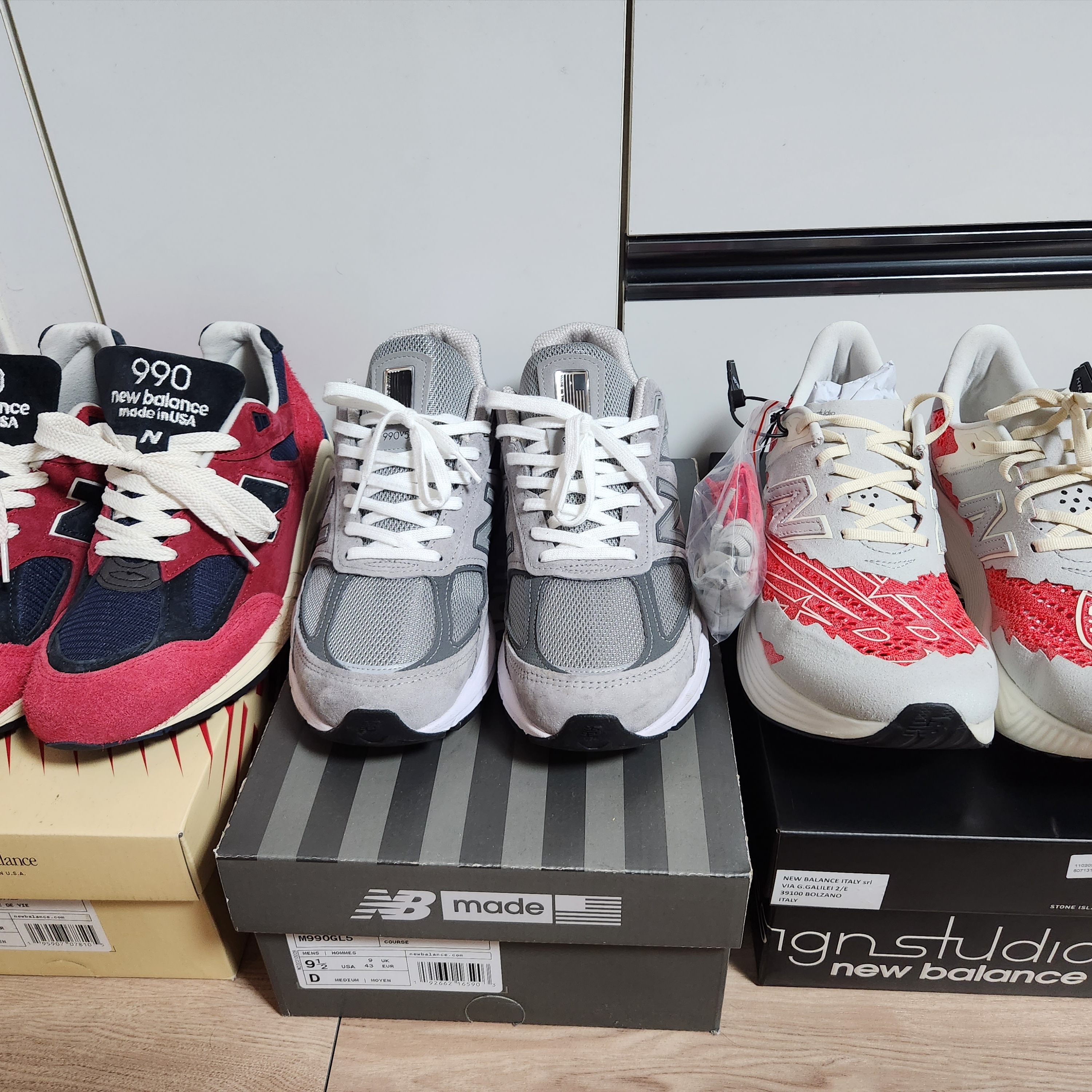 New Balance x Stone Island x Tokyo Design Studio FuelCell RC Elite v2 SI Red 착용 스타일