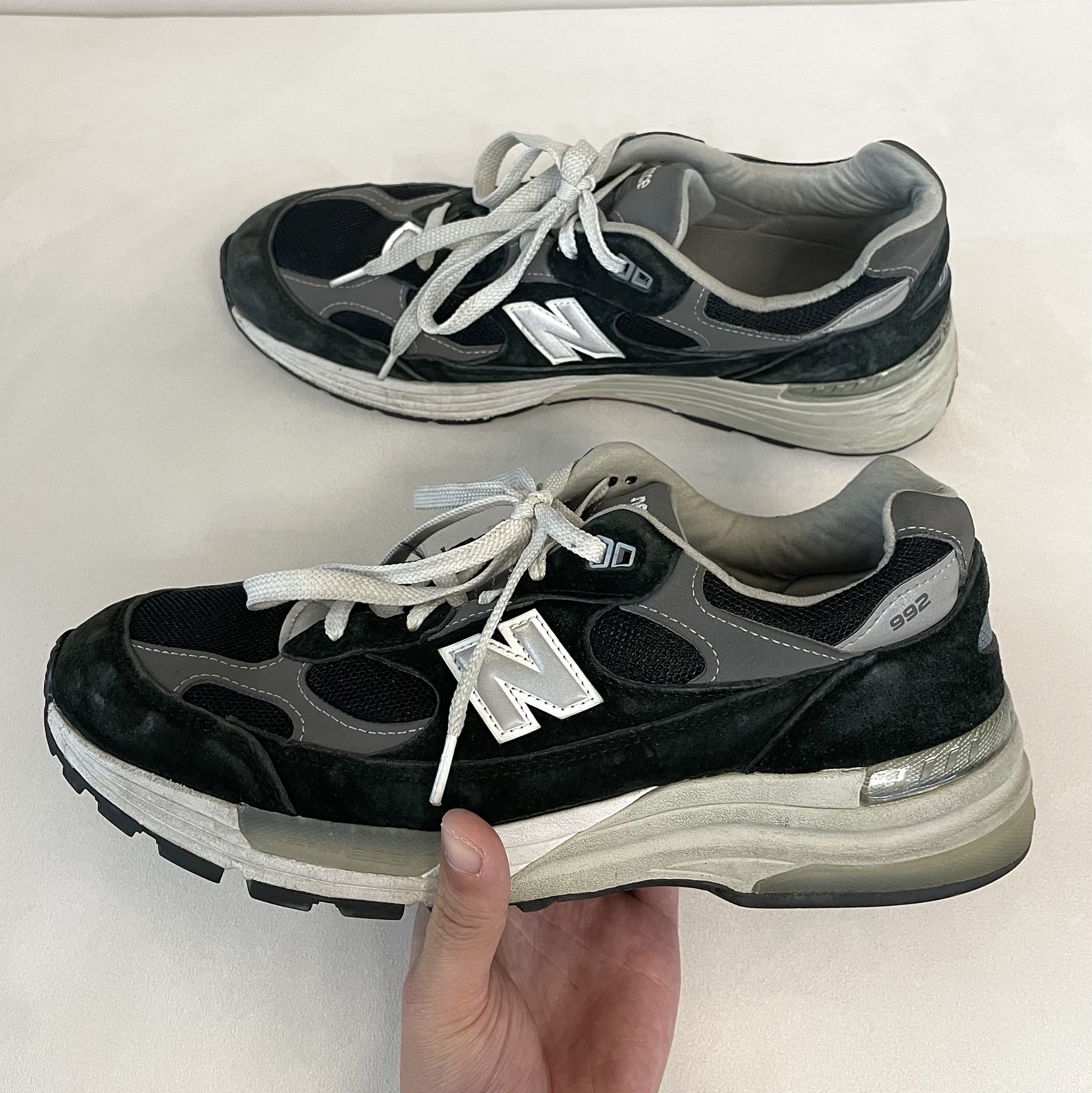 New Balance 993 Made in USA Vintage Indigo - D Standard, New Balance Made in UK 991 Eastern Species 착용 스타일 - 5