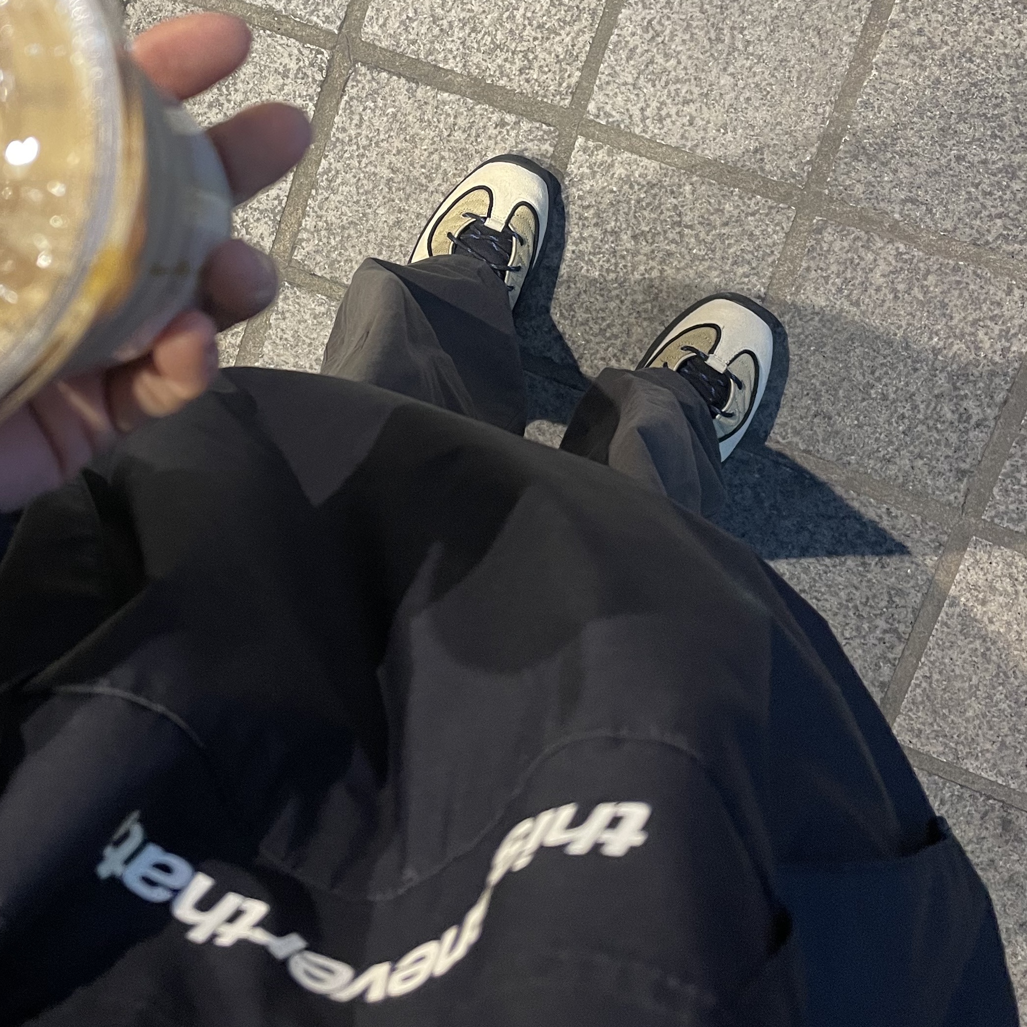 Nike x Stussy Air Penny II Rattan and Limestone 착용 스타일
