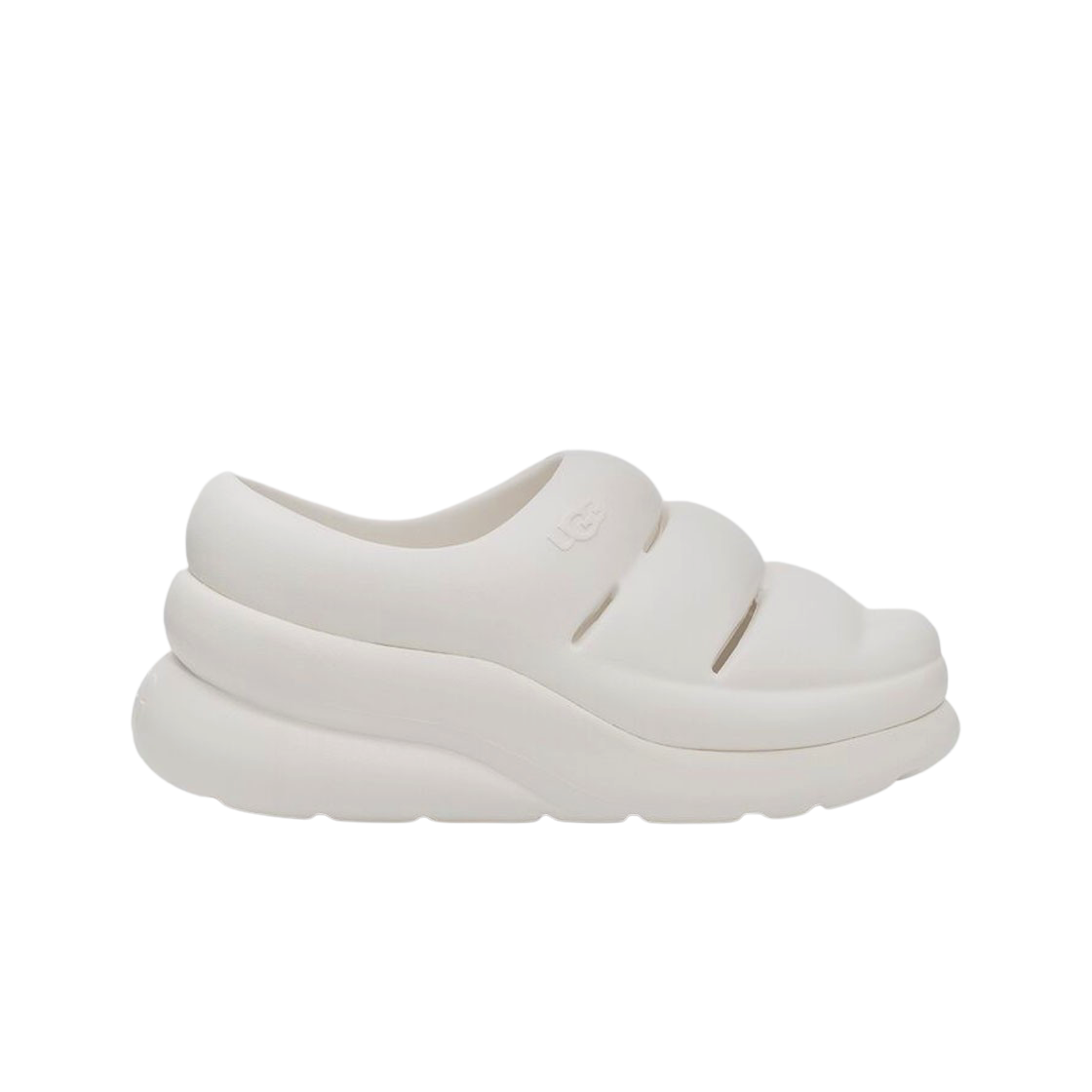 (W) 어그 스포츠 예 클로그 브라이트 화이트((W) UGG Sport Yeah Clog Bright White) - 1