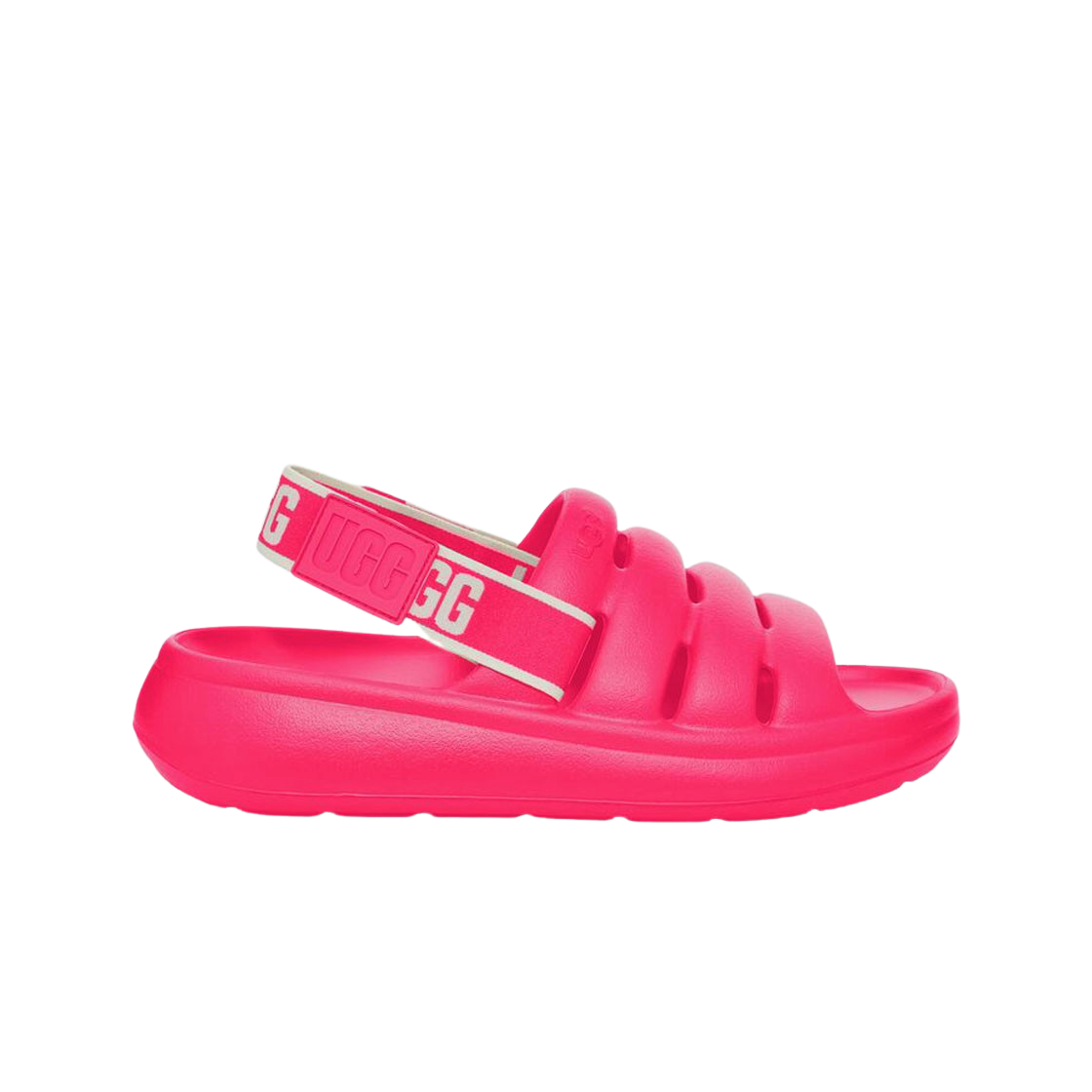 (W) 어그 스포츠 예 슬라이드 타피 핑크((W) UGG Sport Yeah Slide Taffy Pink)