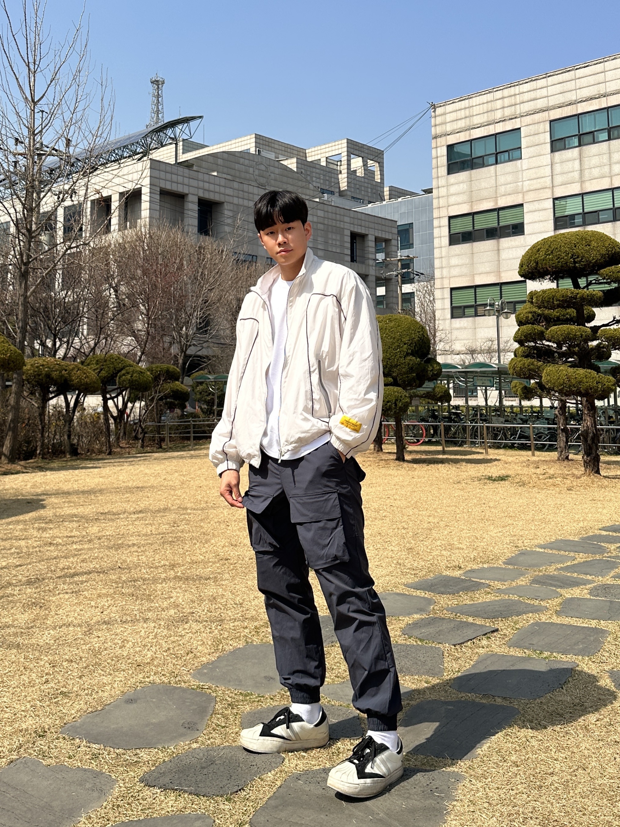 Y-3 Yohji Star White 착용 스타일 - 2