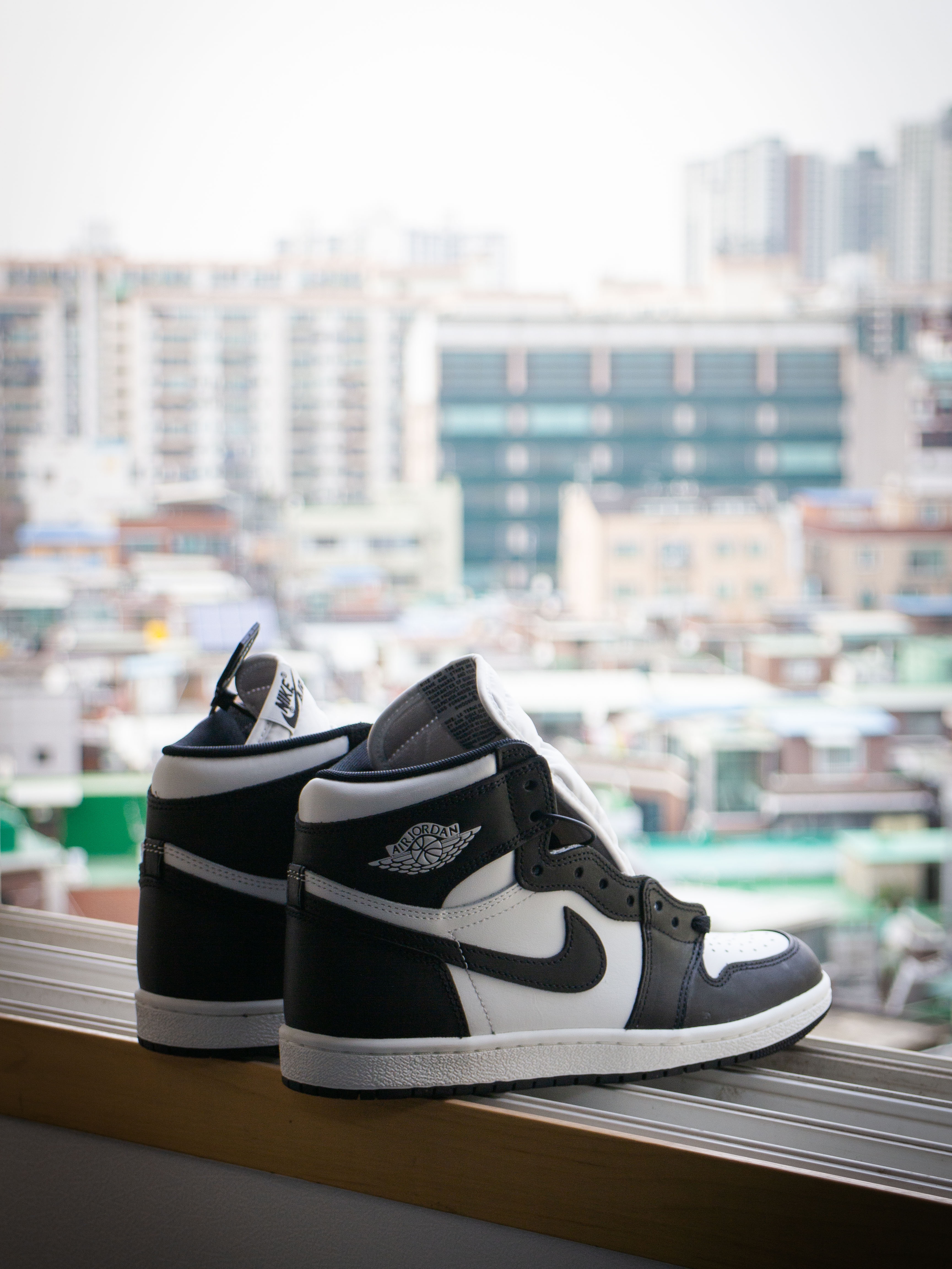 Jordan 1 High 85 Black White 착용 스타일 - 2