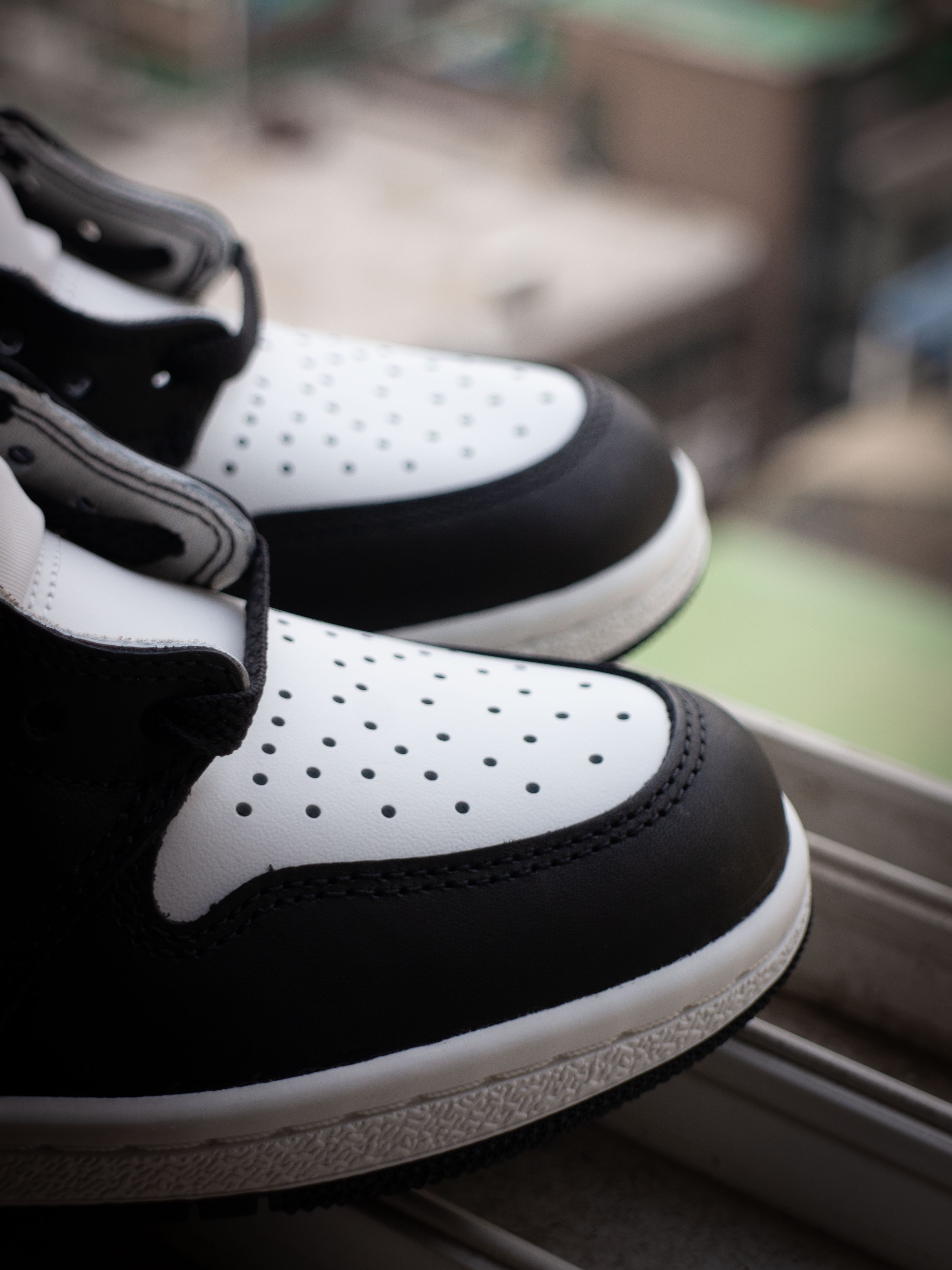 Jordan 1 High 85 Black White 착용 스타일 - 4