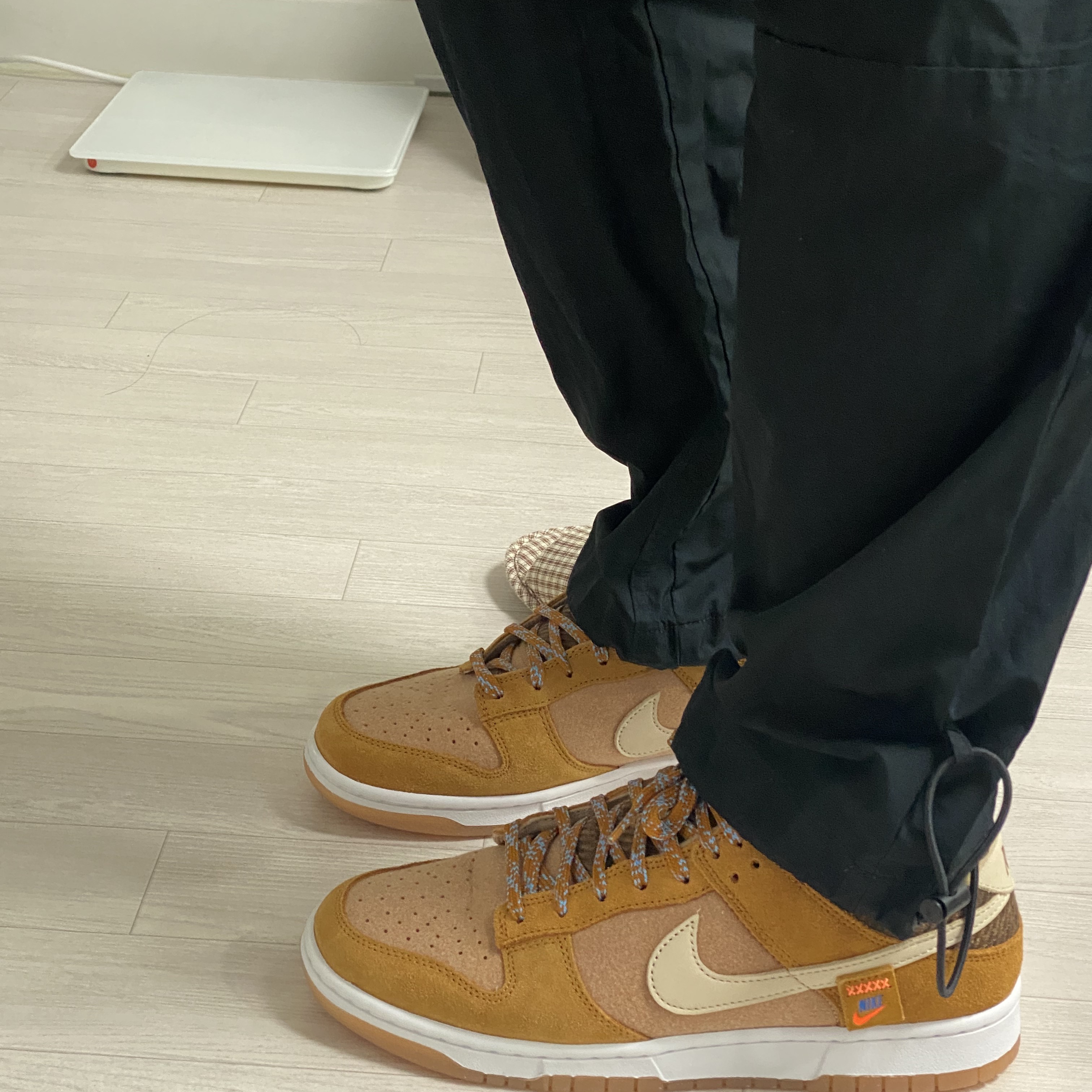 Nike Dunk Low SE Praline Desert Ochre 착용 스타일