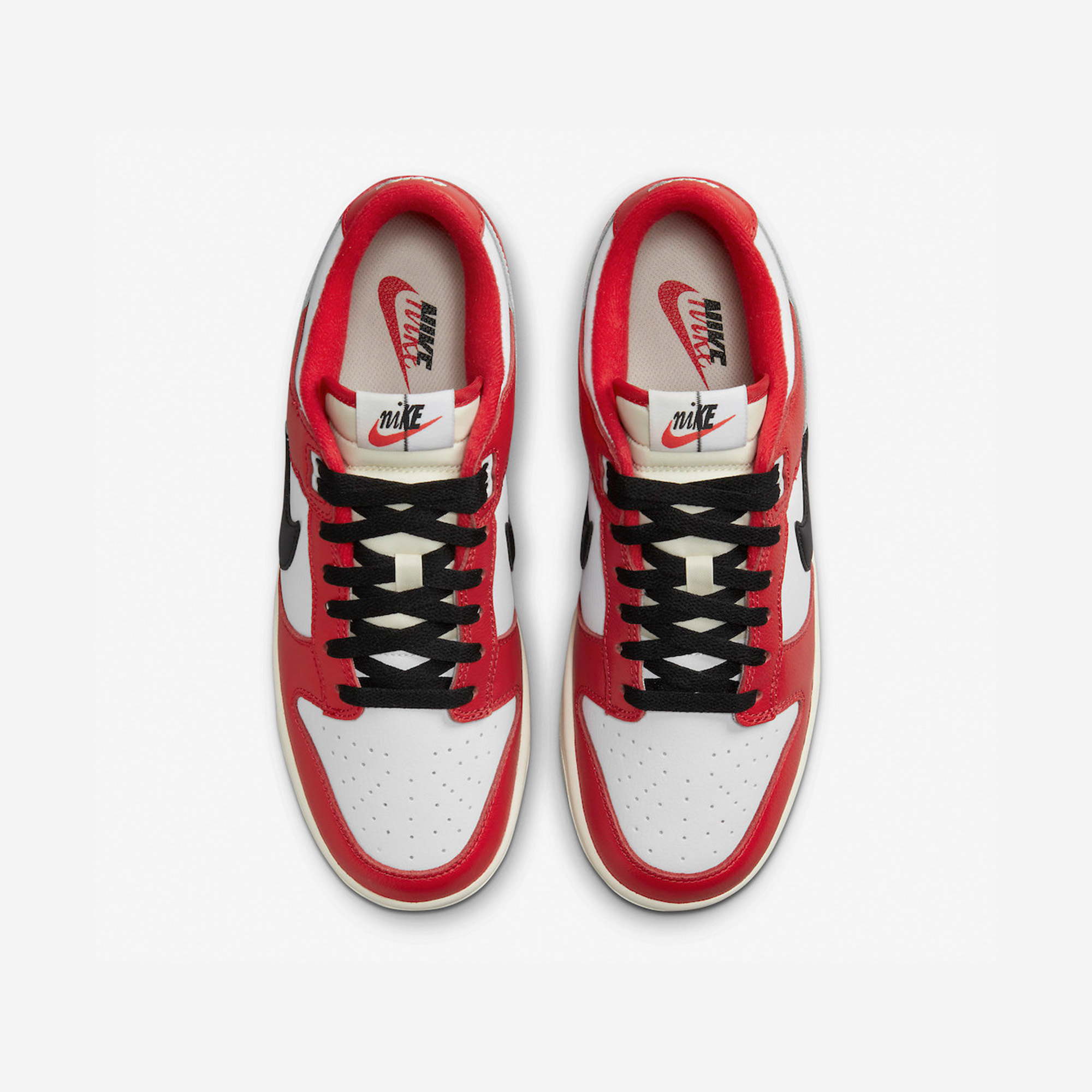 Nike Dunk Low Retro PRM University Red Black 착용 스타일 - 4